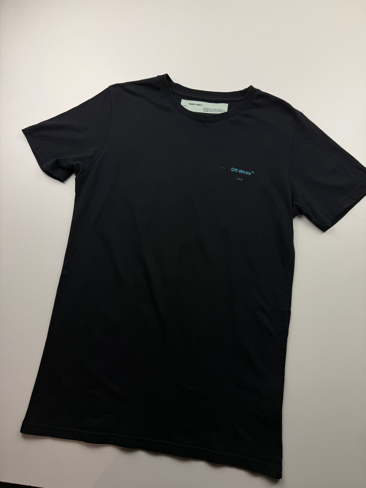 T-Shirt Off-White «Diagonal Gradient» – Taille L – Noir