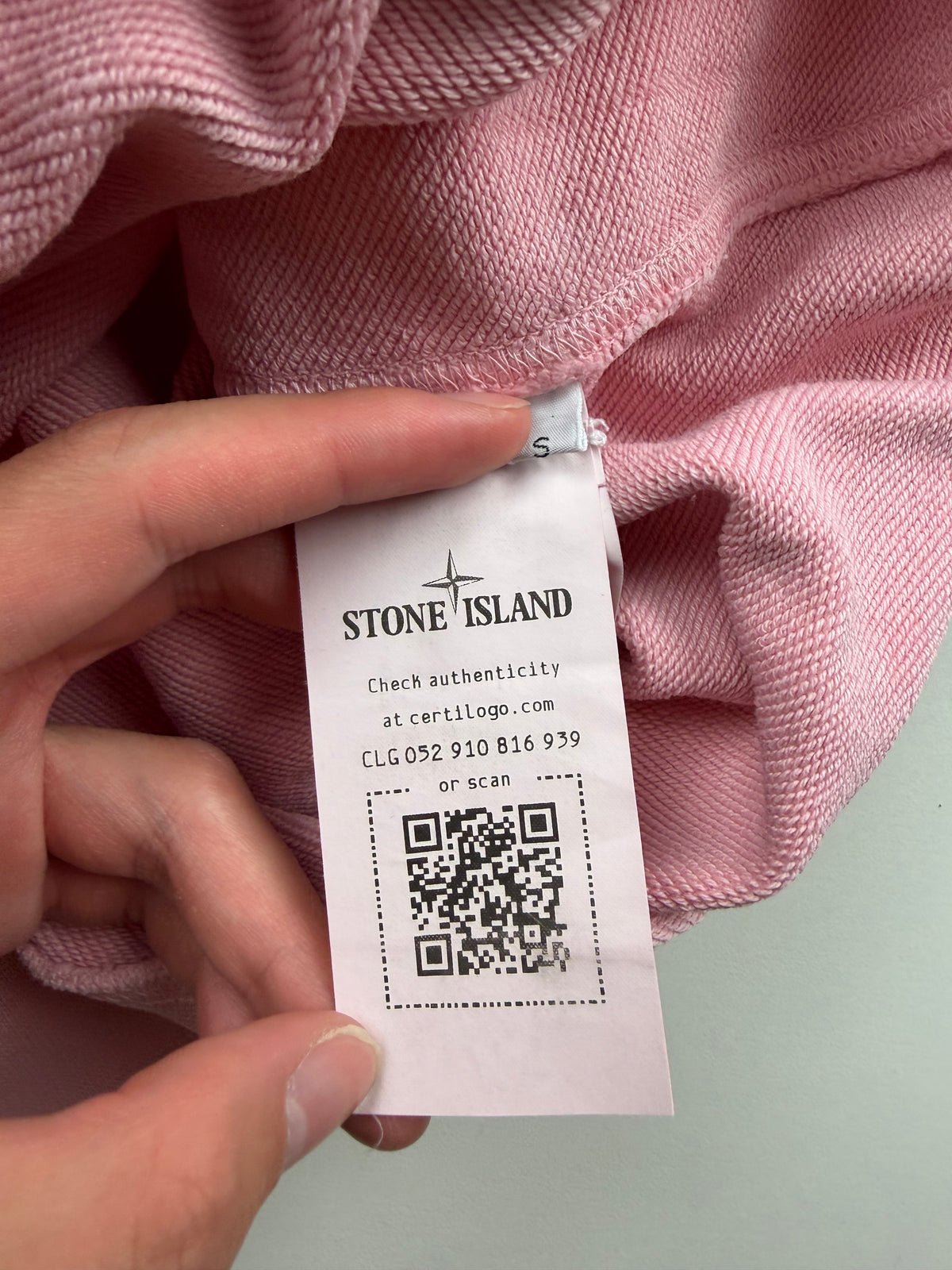 Pull Stone Island – Taille S – Rose