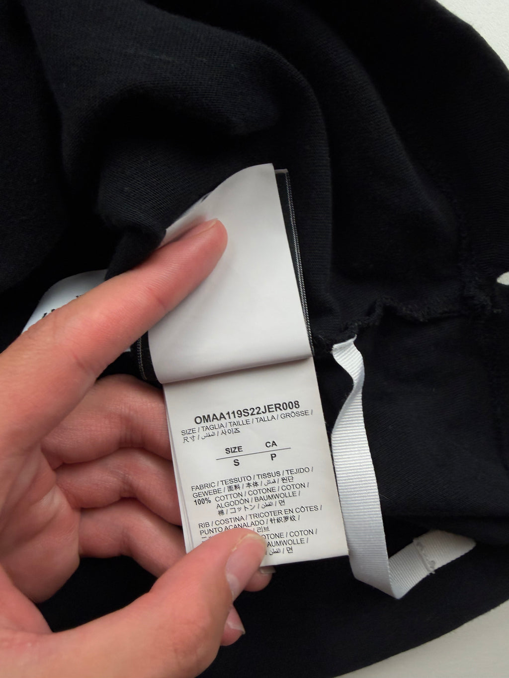 T-Shirt Off-White « Neen Arrow Skate » – Taille S – Noir