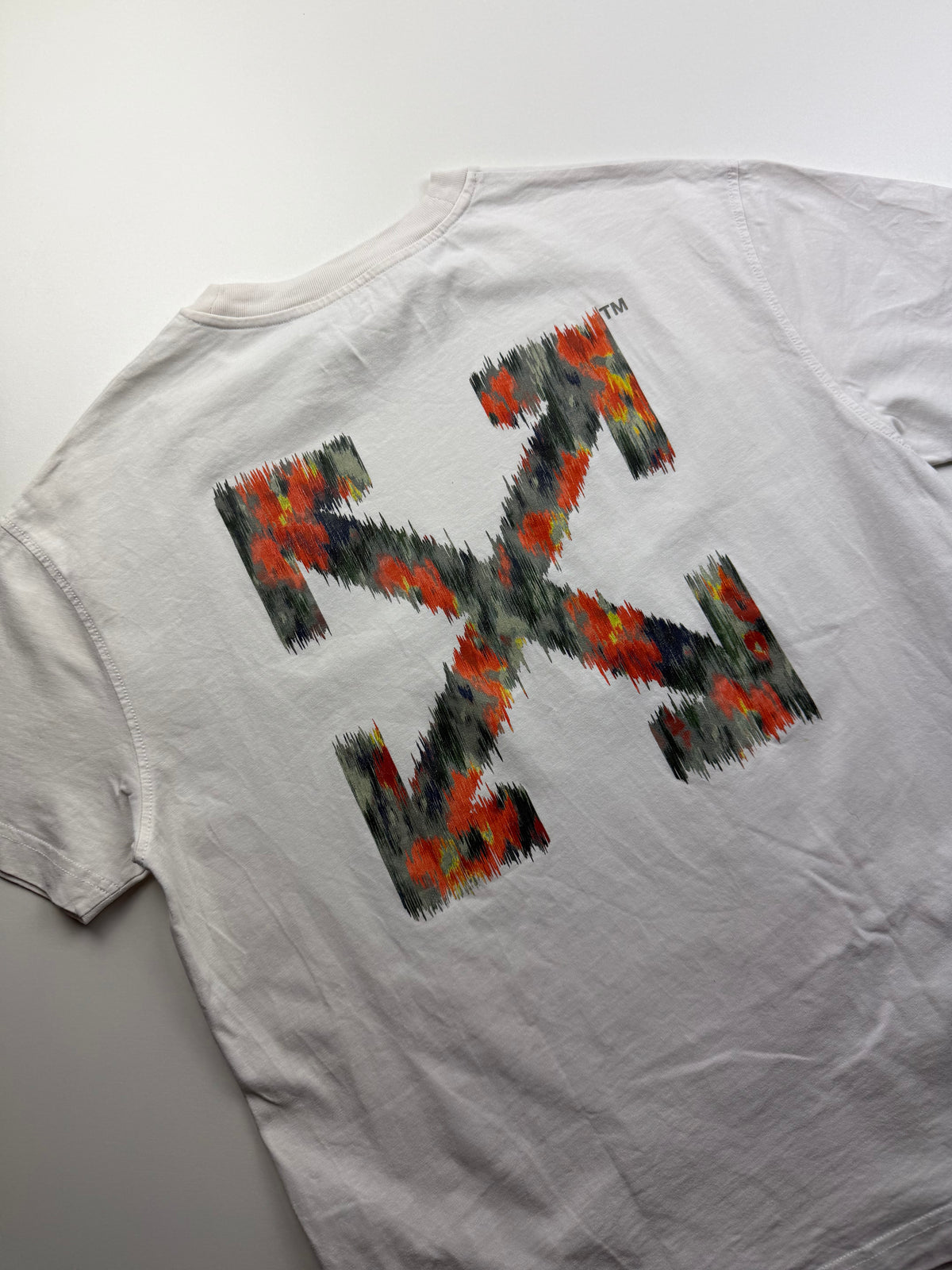 T-Shirt Off-White « Chine Arrows » – Taille S – Blanc