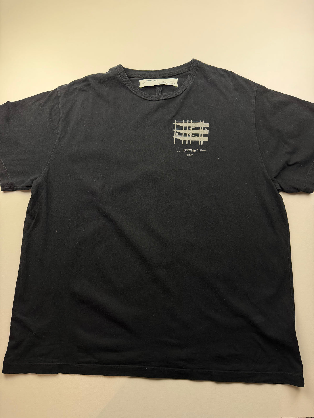 T-Shirt Off-White «Scaffolding Arrows» – Taille L – Noir