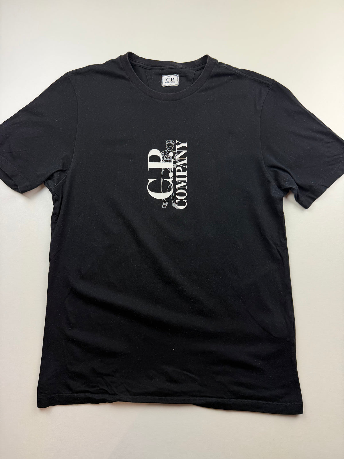 T-Shirt C.P. Company – Taille S – Noir – Motif Avant