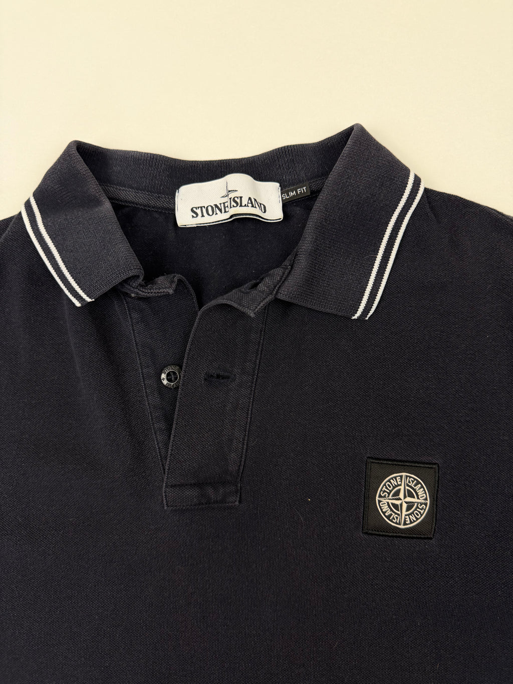 Polo Stone Island – Taille S – Bleu Marine