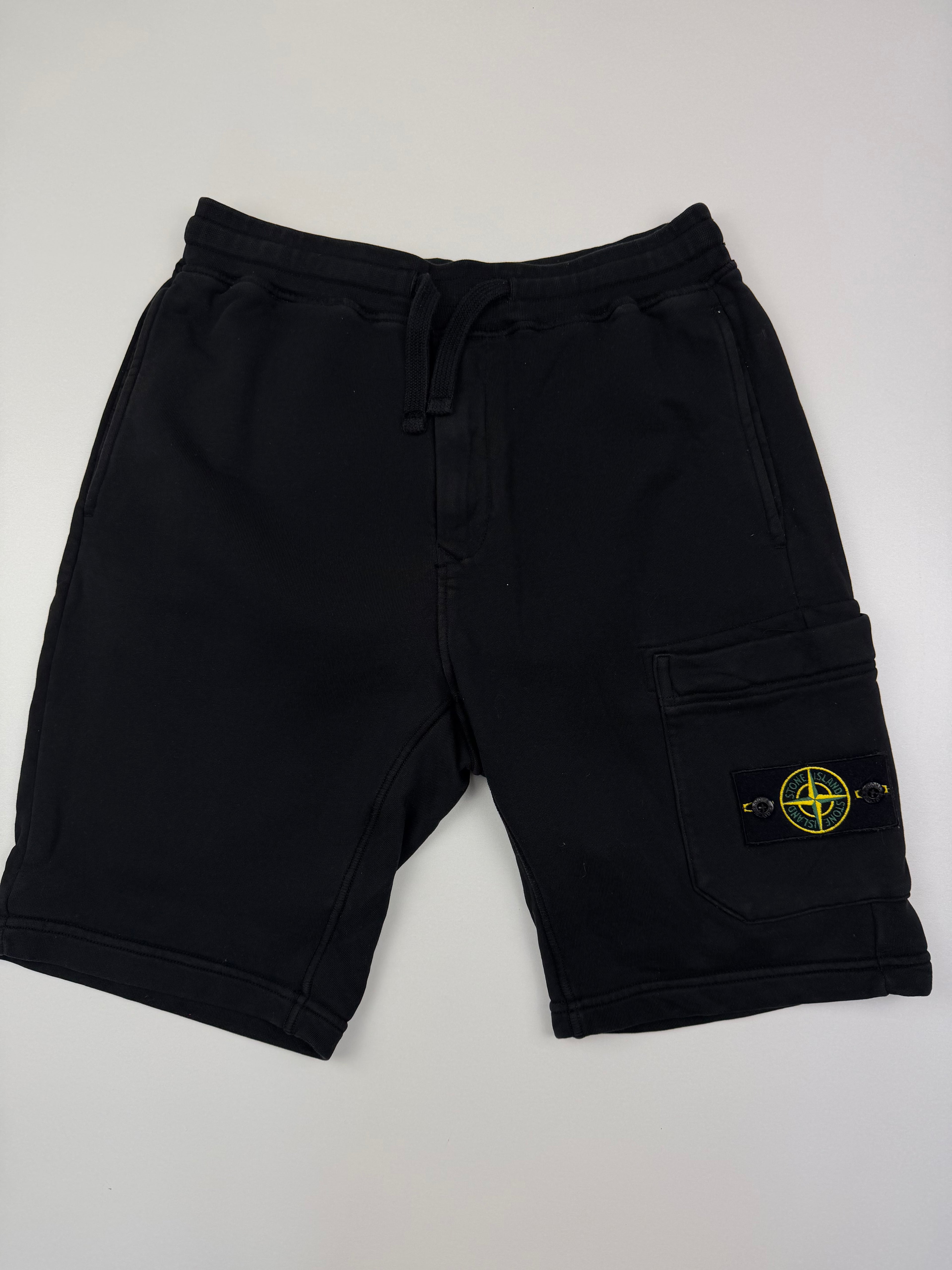 Short coton Stone Island – Taille S – Noir