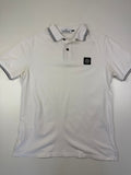 Polo Stone Island – Taille L – Blanc