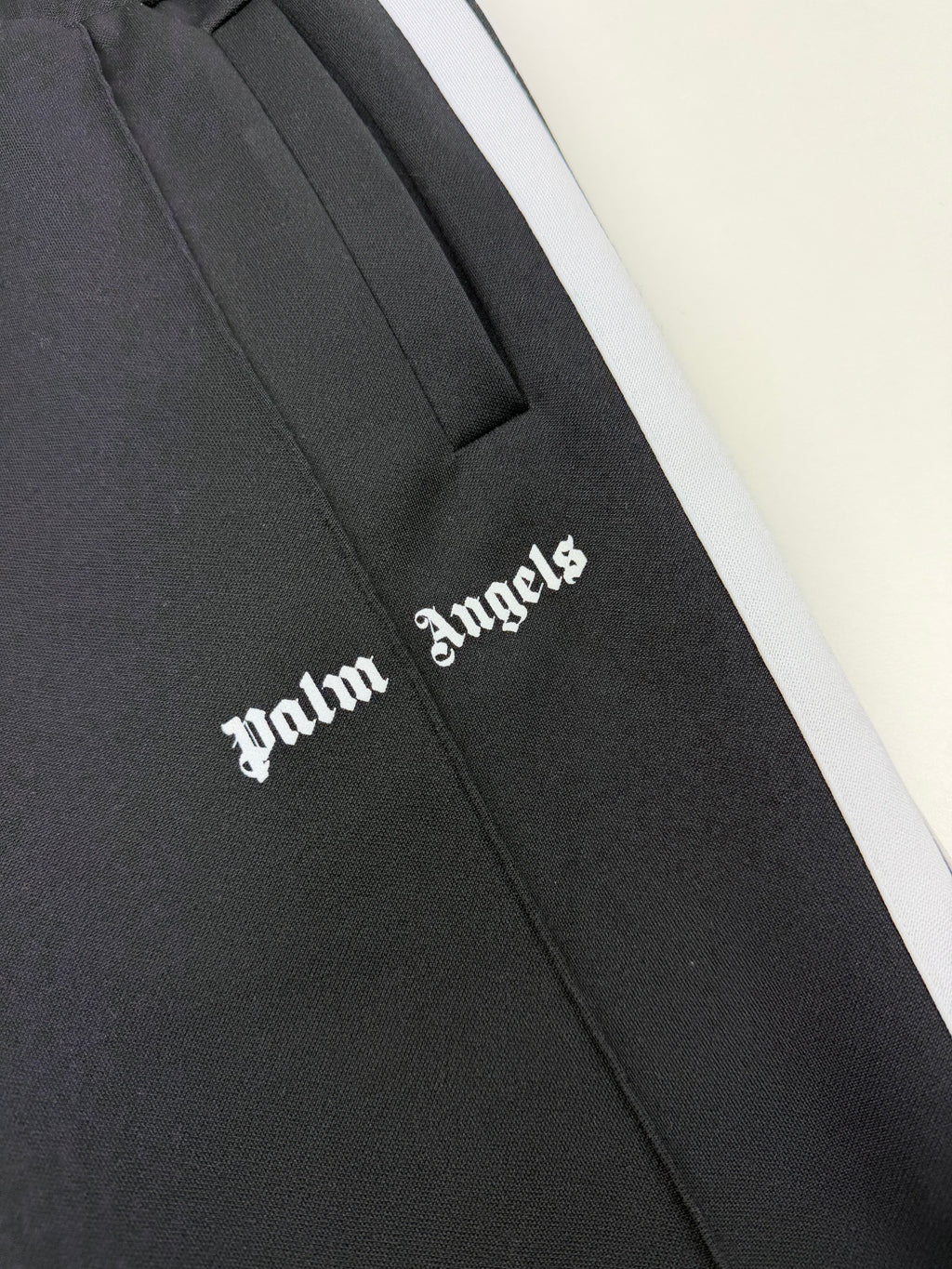 Jogging Palm Angels – Taille S – Noir avec Bandes Blanches