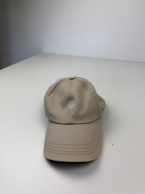 Casquette AMI – Beige – Logo Ton sur Ton – Taille Unique