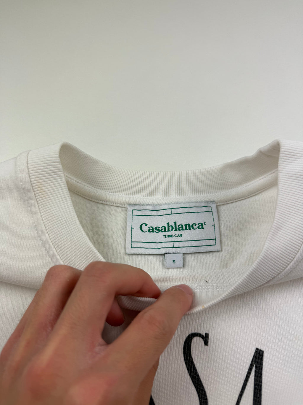 T-Shirt Casablanca « Casa Way » – Taille S – Blanc