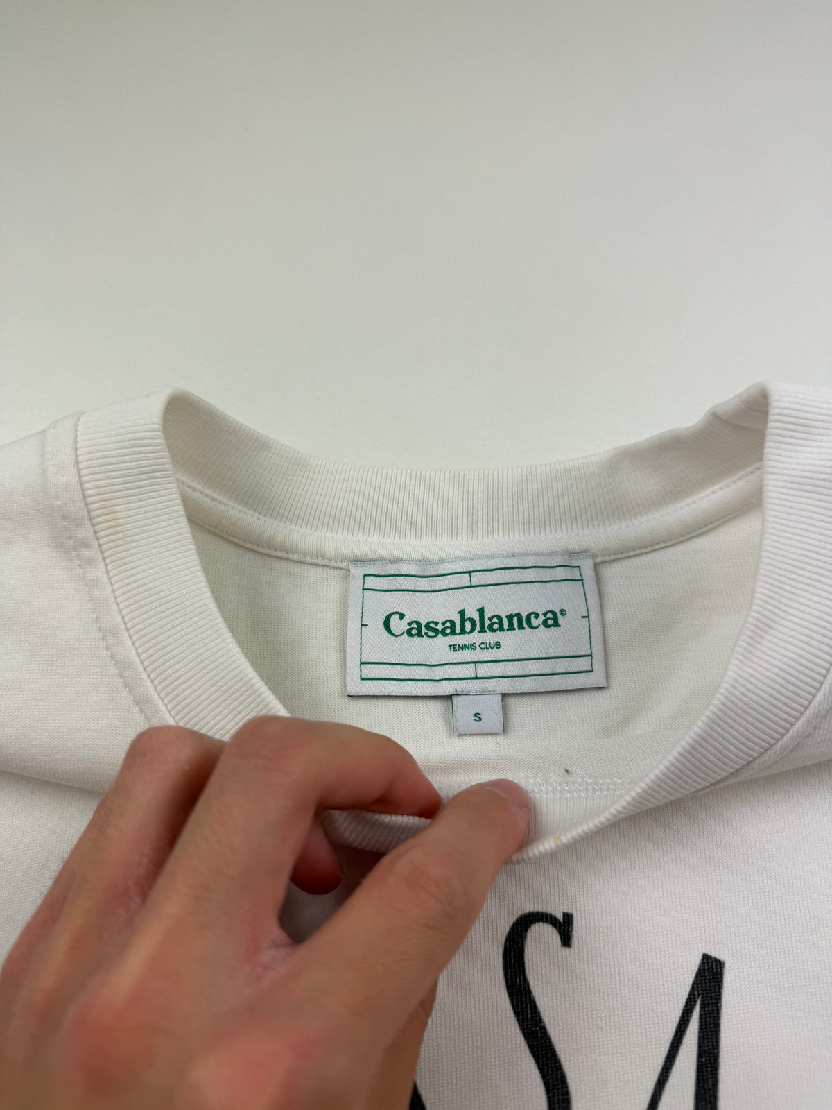 T-Shirt Casablanca « Casa Way » – Taille S – Blanc