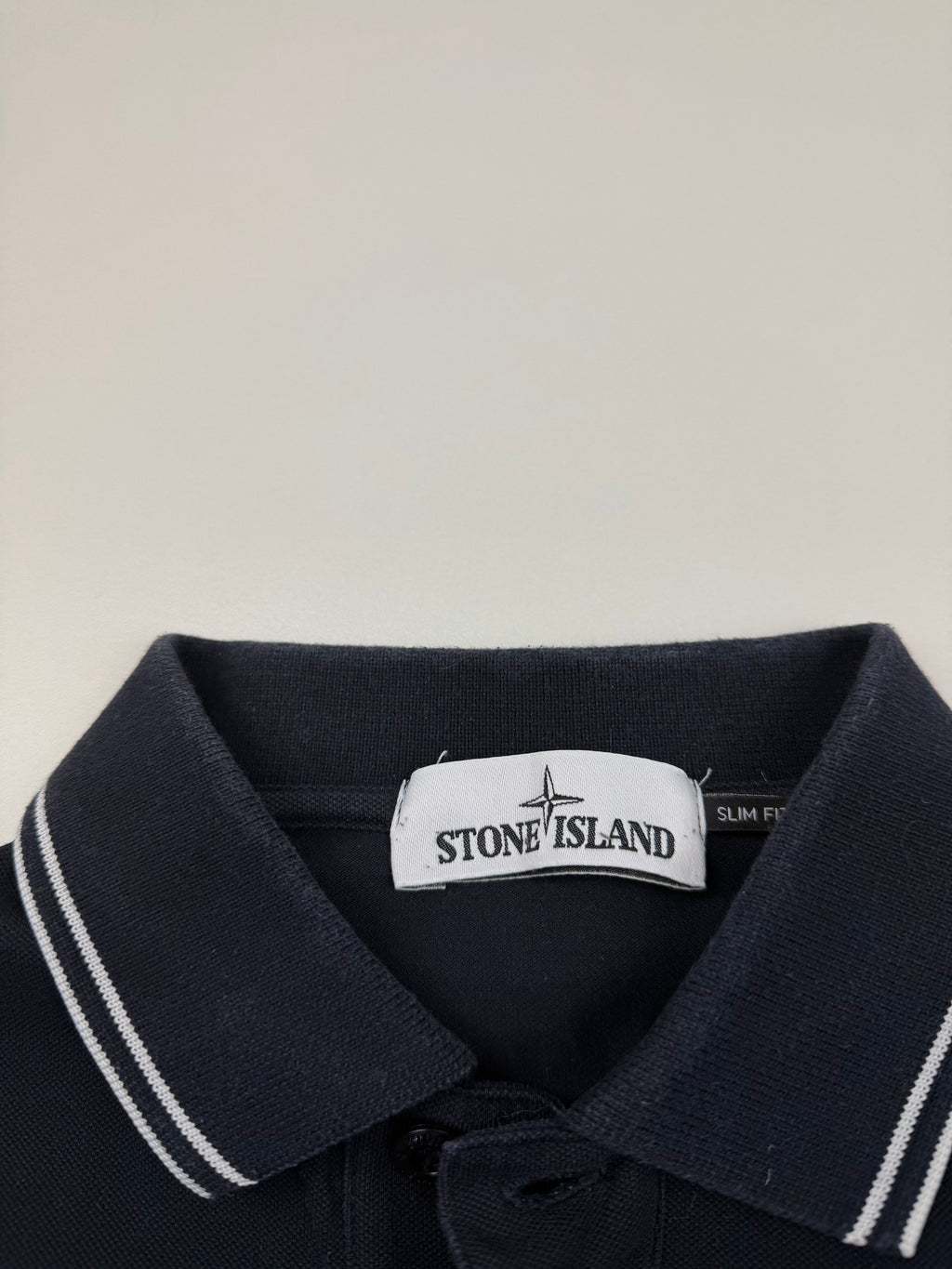 Polo Stone Island – Taille S – Bleu Marine