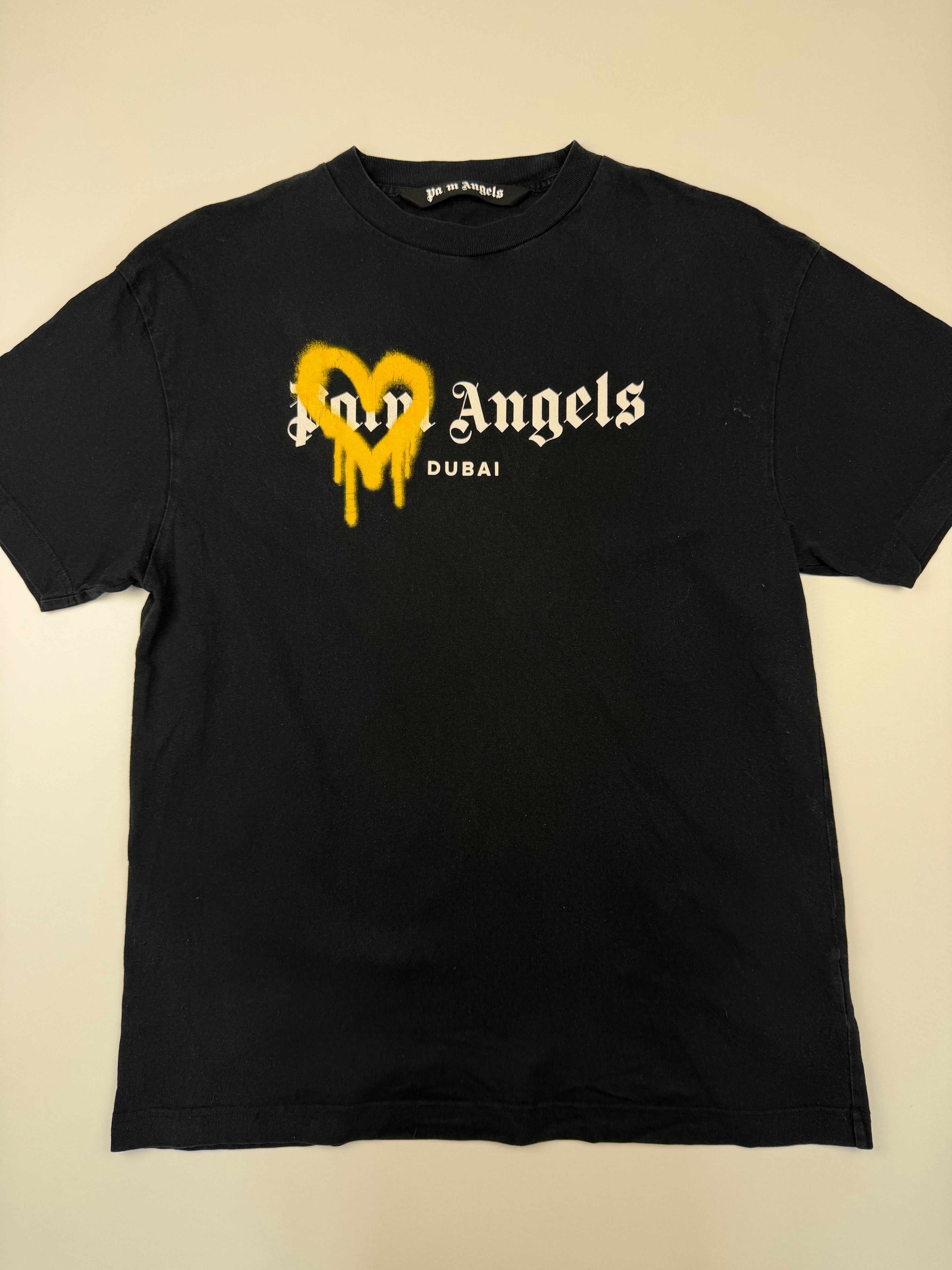 T-shirt Palm Angels “Heart Dubai” – Taille XL – Noir