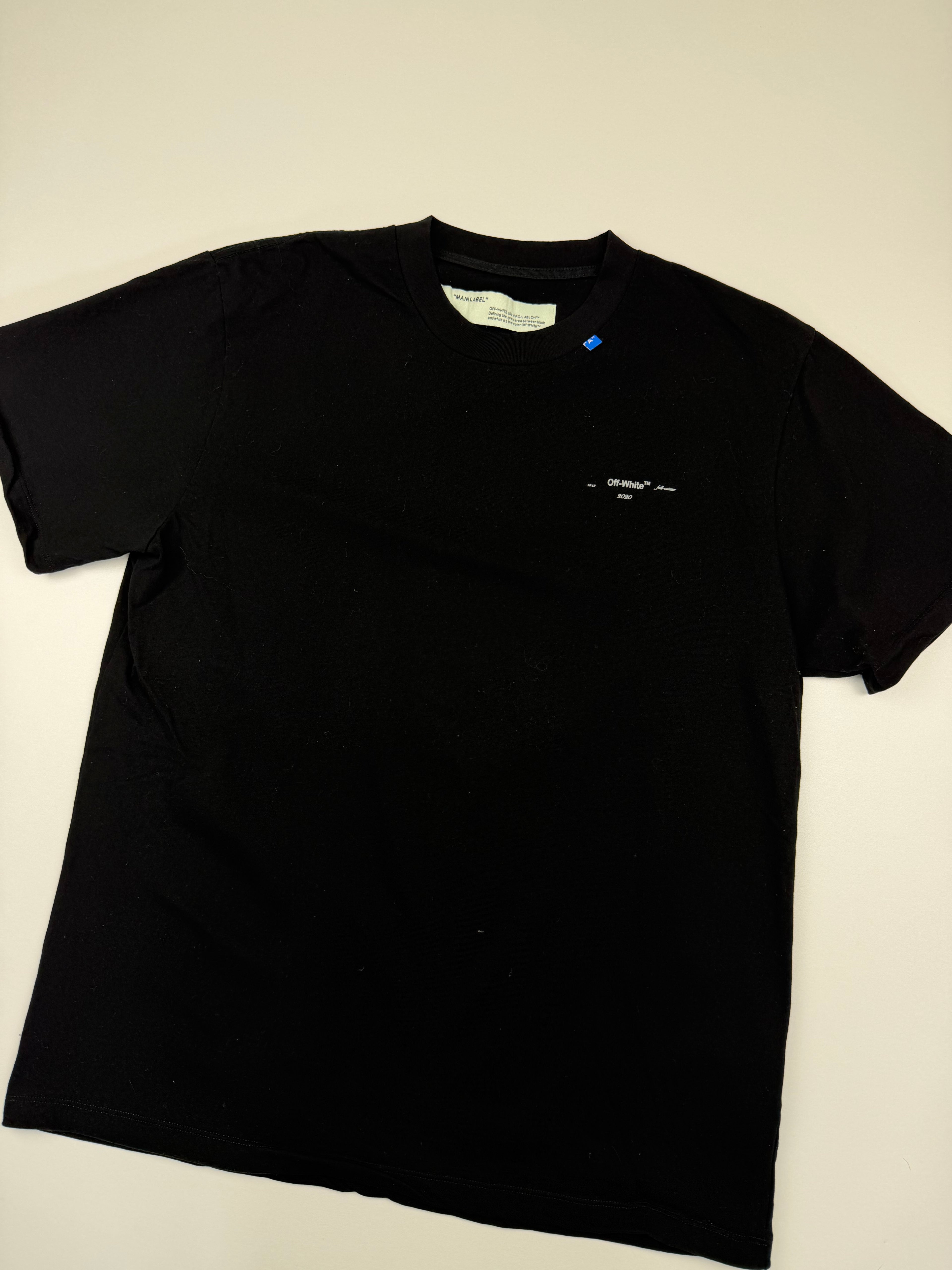 T-shirt Off-White “Backbone Print” – Taille M – Noir