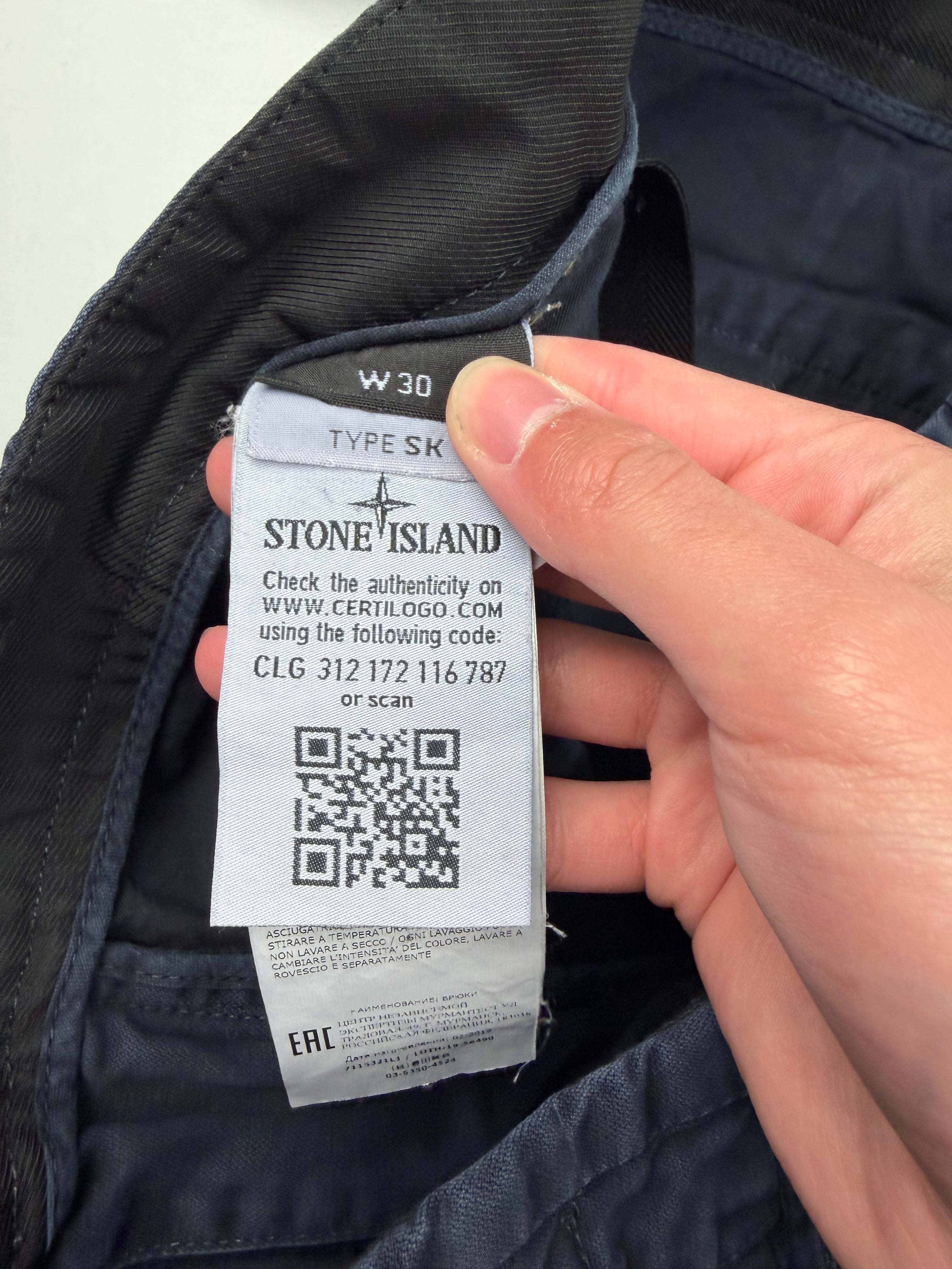 Cargo Stone Island – Taille S / W30 – Bleu Marine