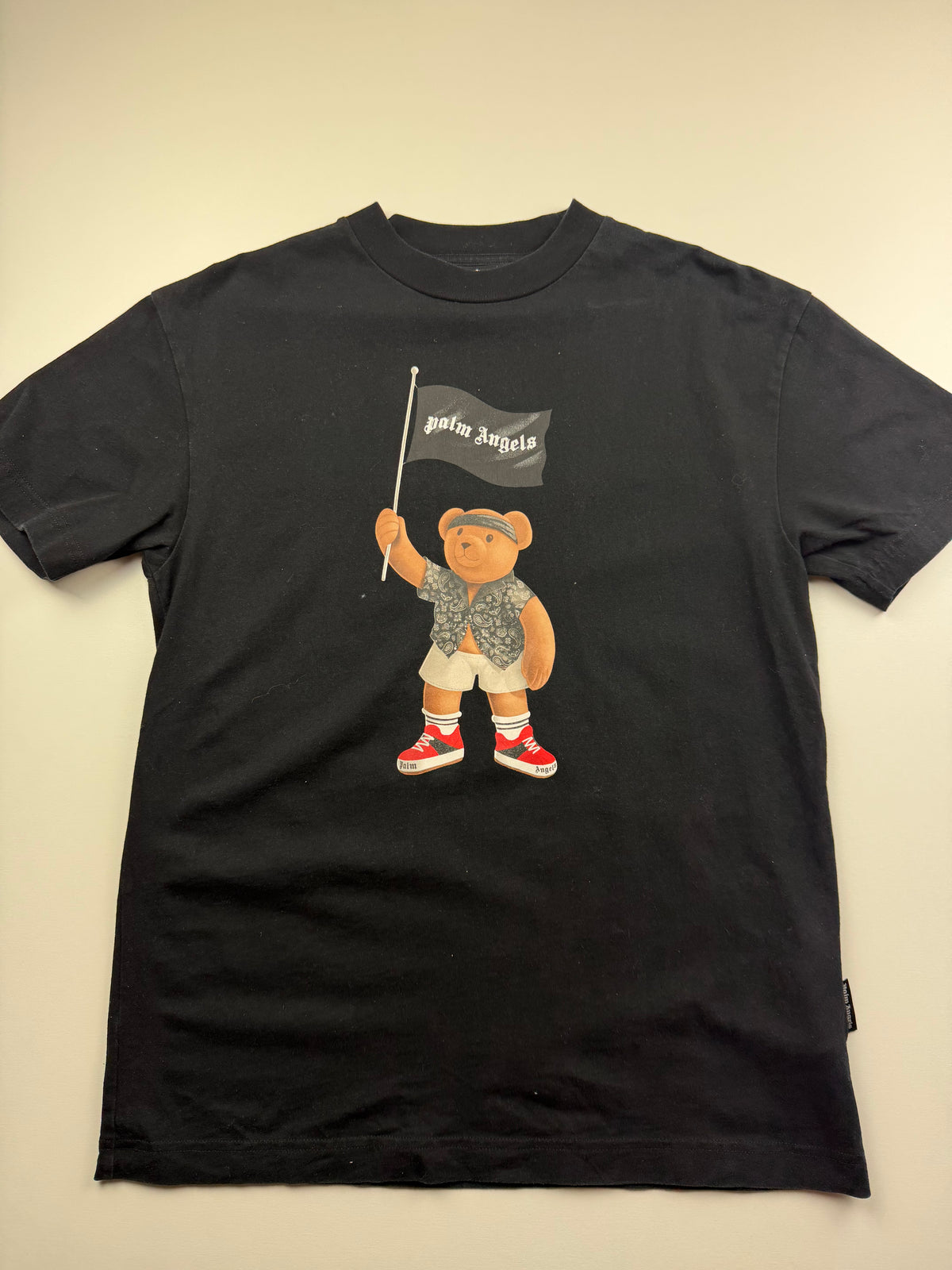 T-Shirt Palm Angels « Pirate Teddy Bear » – Taille M – Noir