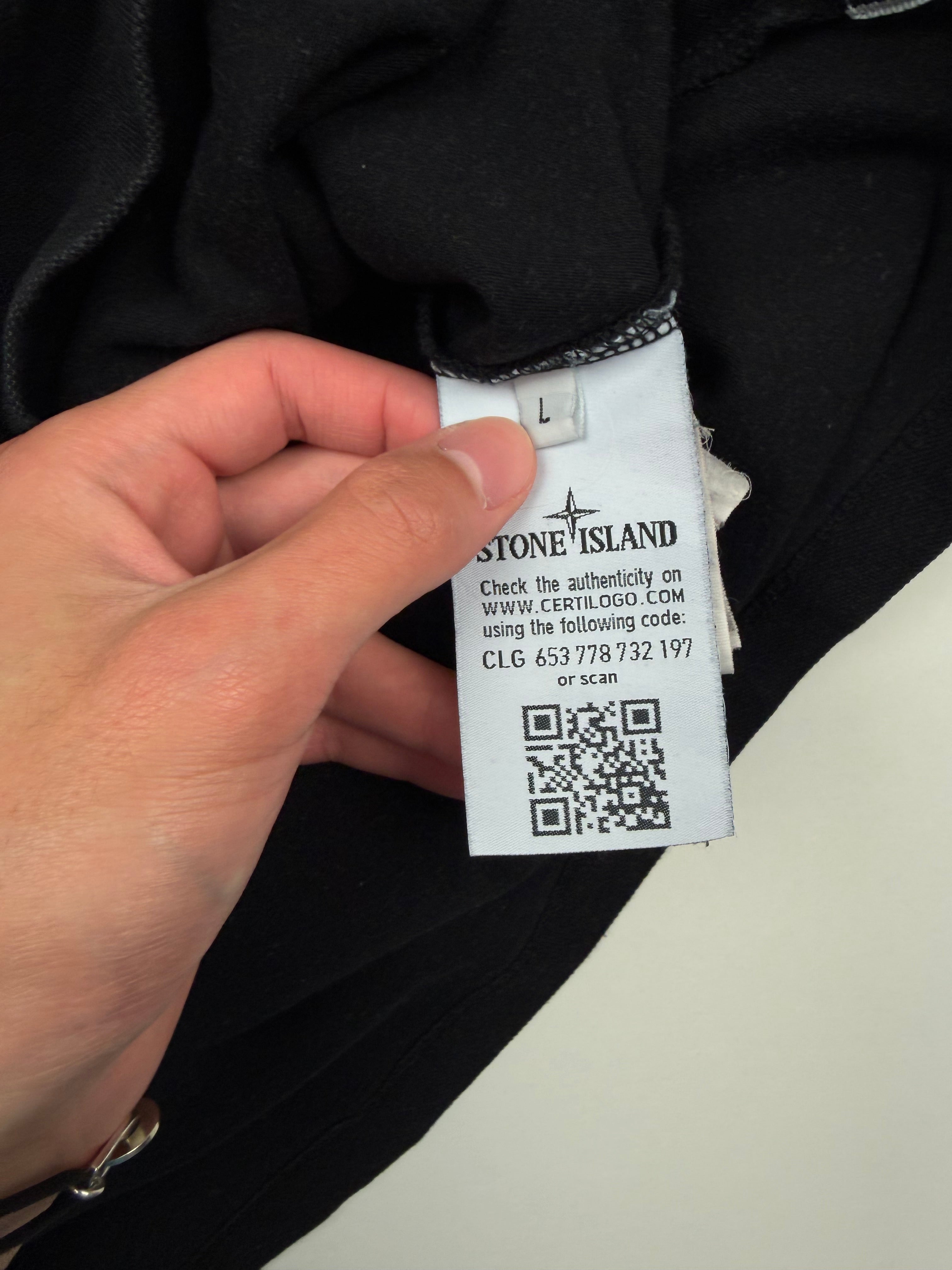 Polo Stone Island – Taille L – Noir