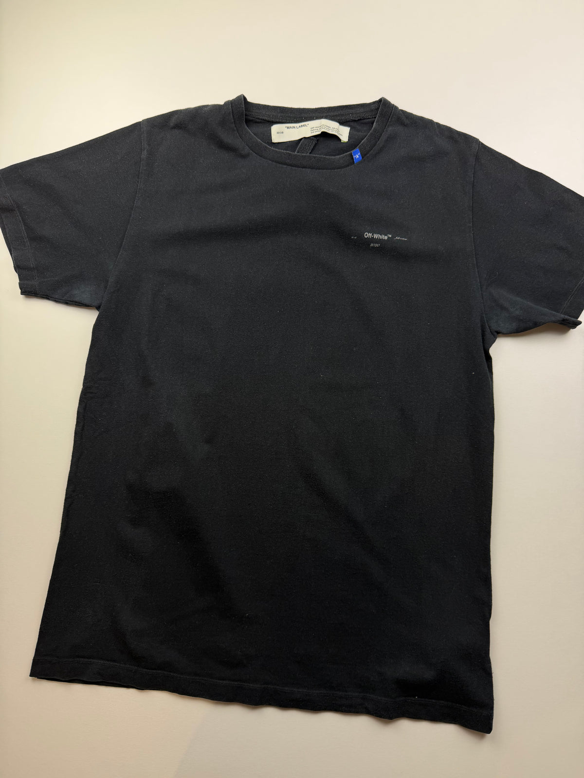 T-shirt Off-White « Backbone » – Taille L – Noir