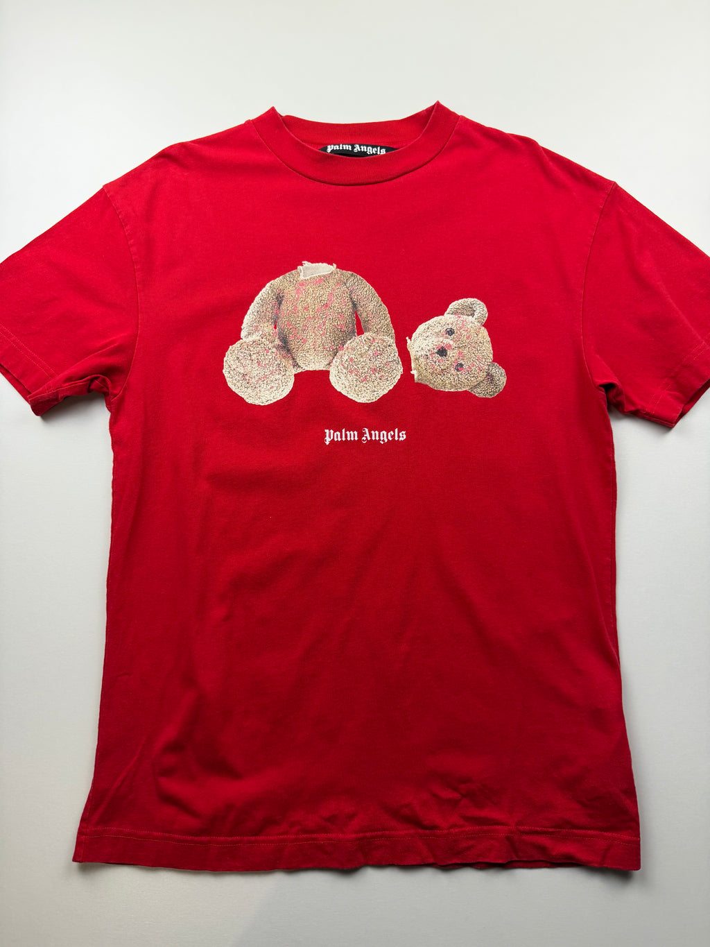 T-Shirt Palm Angels «Teddy Bear» – Taille M – Rouge