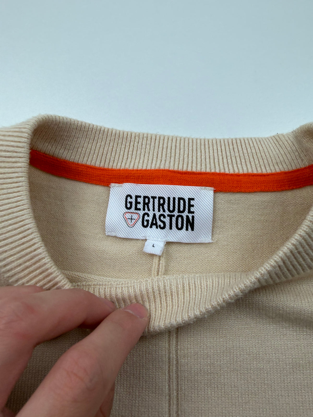Pull Gertrude – Taille L – Beige