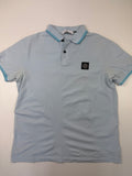 Polo Stone Island – Taille XL – Bleu Clair