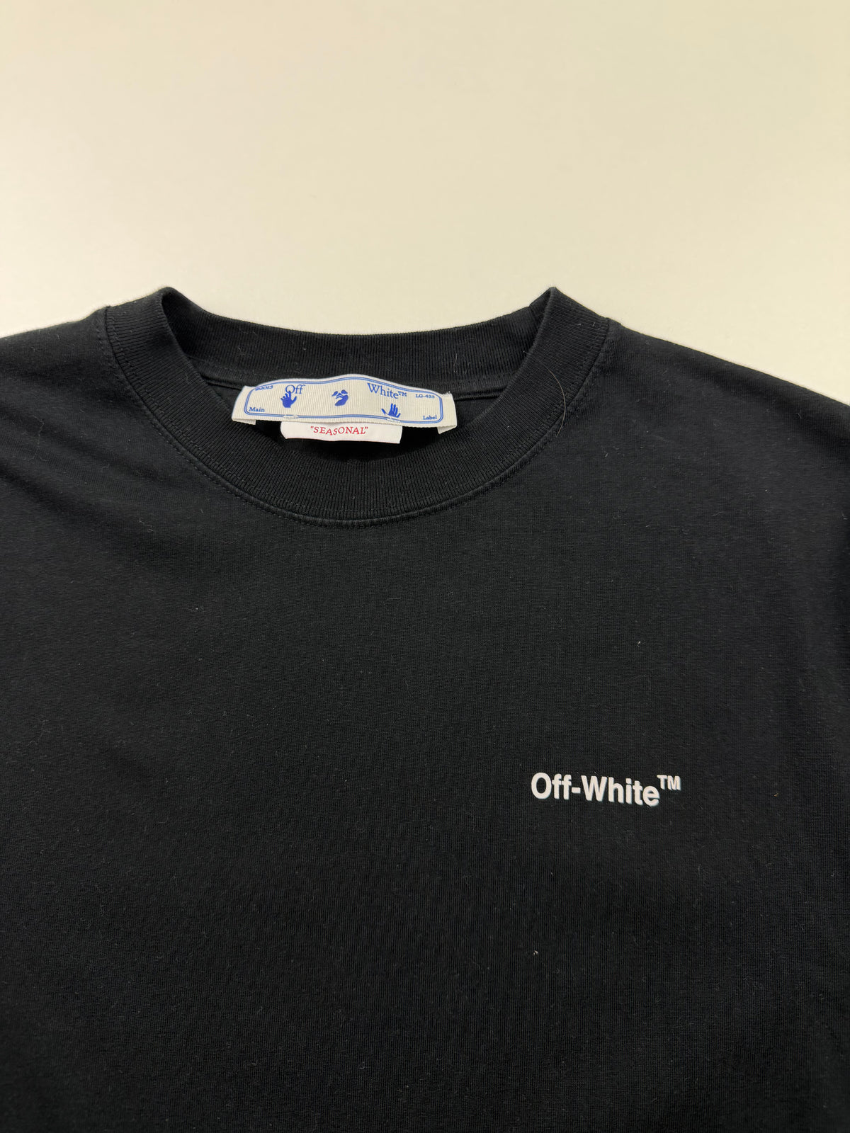 T-Shirt Off-White « Chain Arrows » – Taille L – Noir