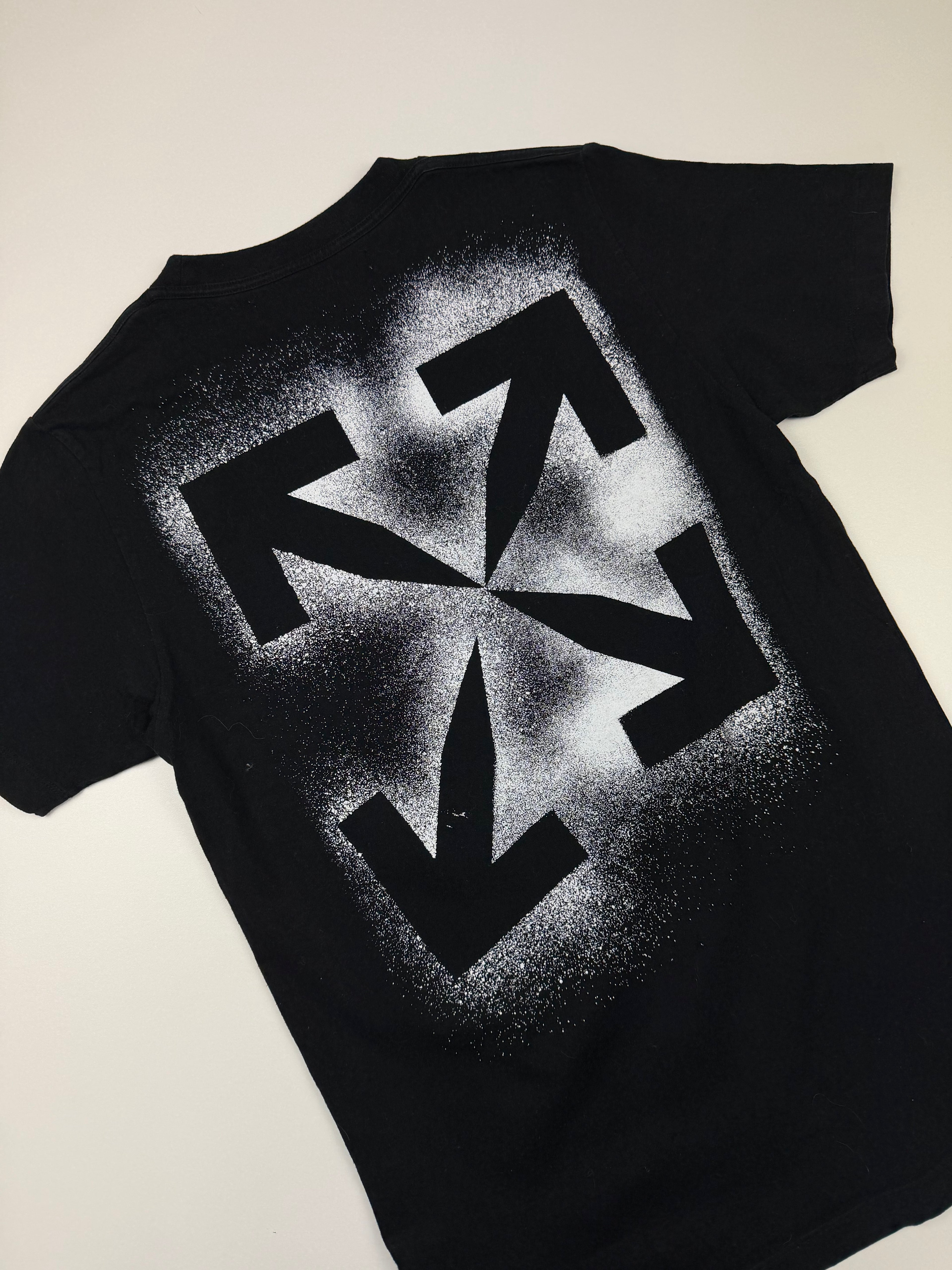 T-shirt Off-White “Stencil Logo” – Taille M – Noir