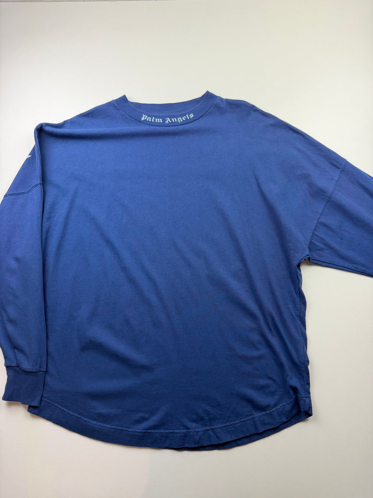 T-Shirt Manches Longues Palm Angels «Classic Logo» – Taille M – Bleu