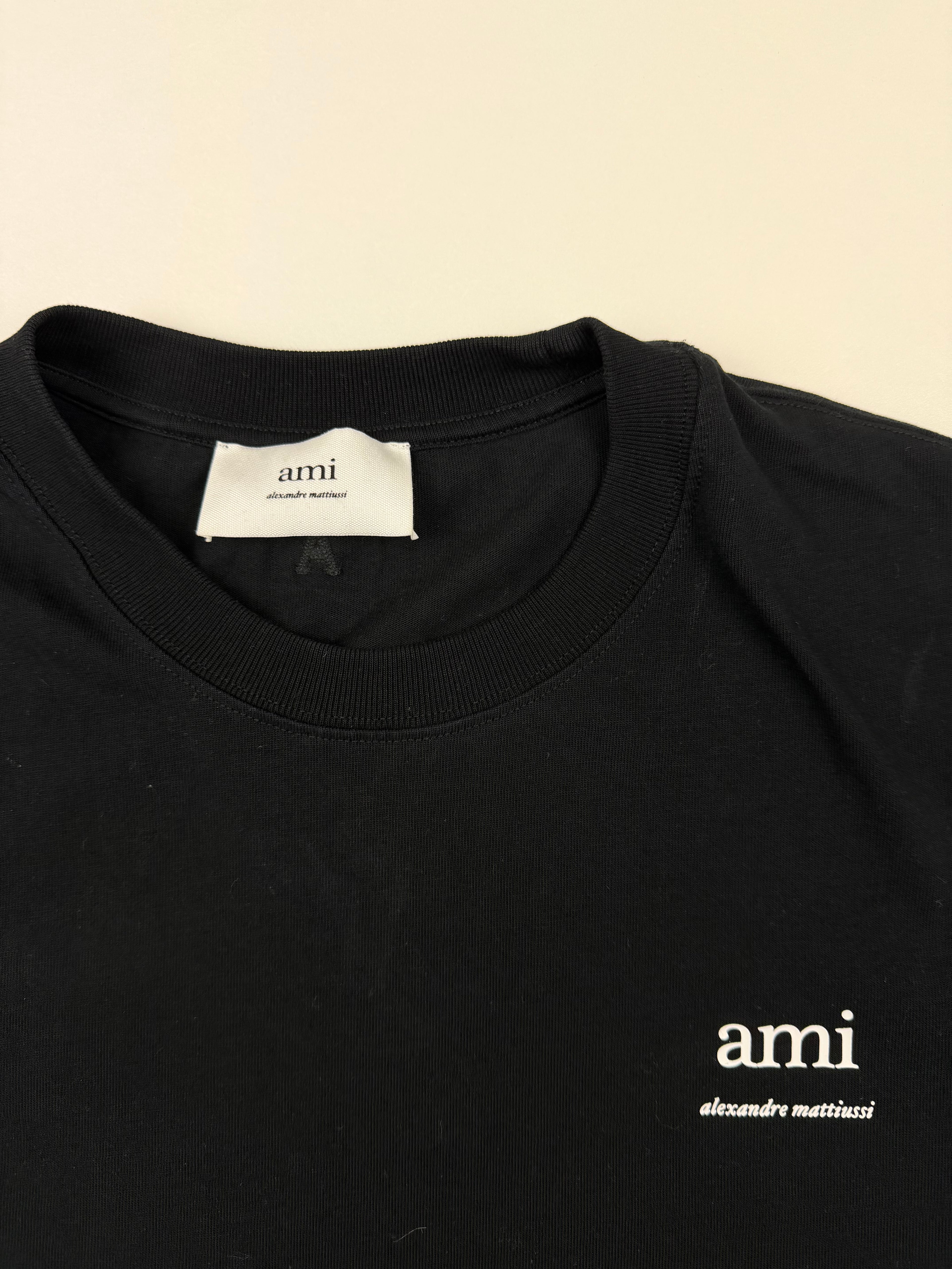 T-shirt AMI – Taille M – Noir