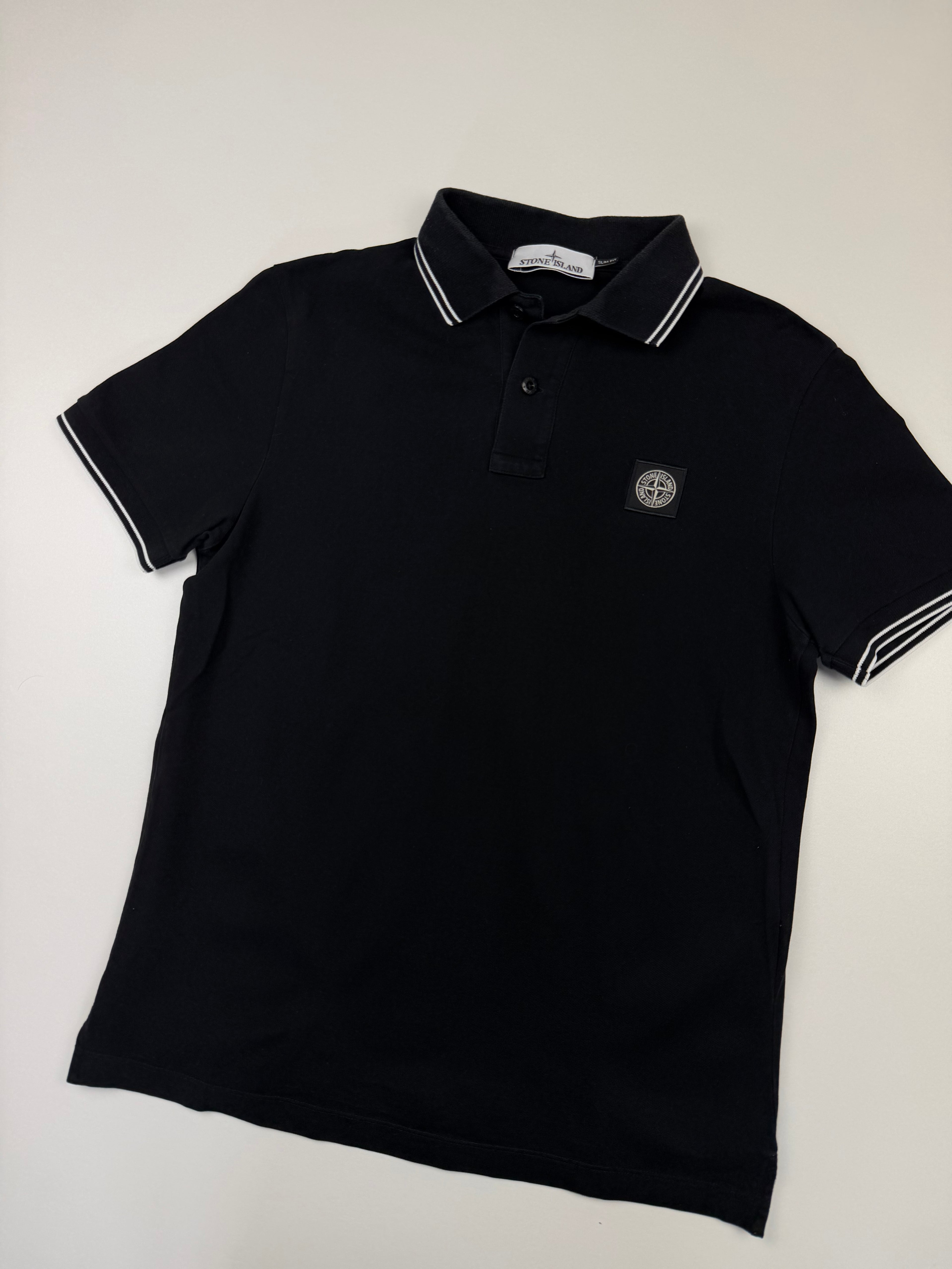 Polo Stone Island – Taille S – Noir