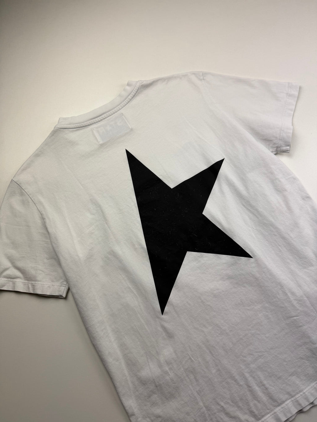 T-Shirt Golden Goose – Taille S – Blanc – Étoile Noire
