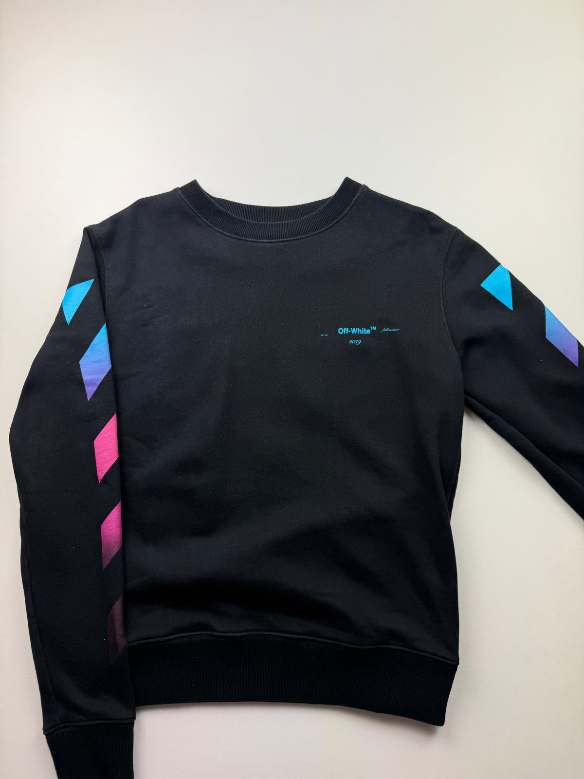 Pull Off-White « Gradient Arrows » – Taille S – Noir