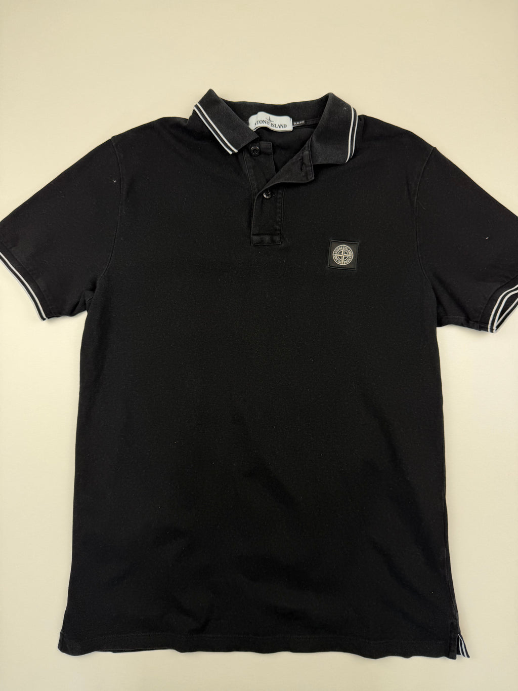Polo Stone Island – Taille L – Noir