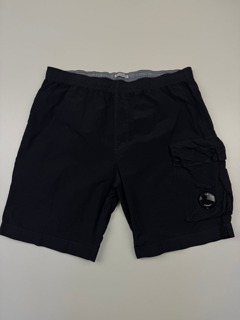 Short nylon C.P. Company – Taille M / 48 – Noir avec Logo