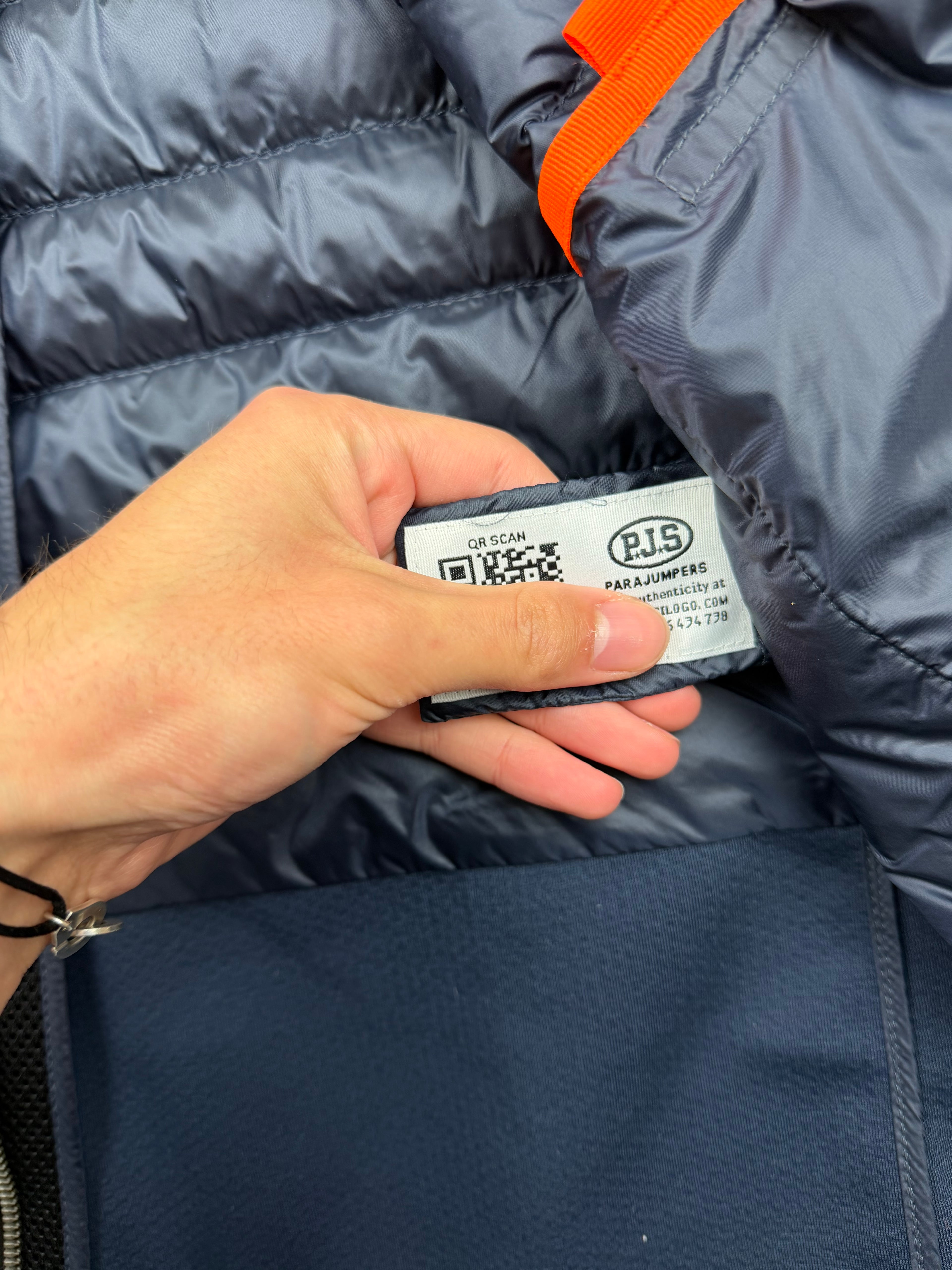 Veste Sans Manche Parajumpers “Zavier Warm Up” – Taille XL – Bleu Marine – Neuve