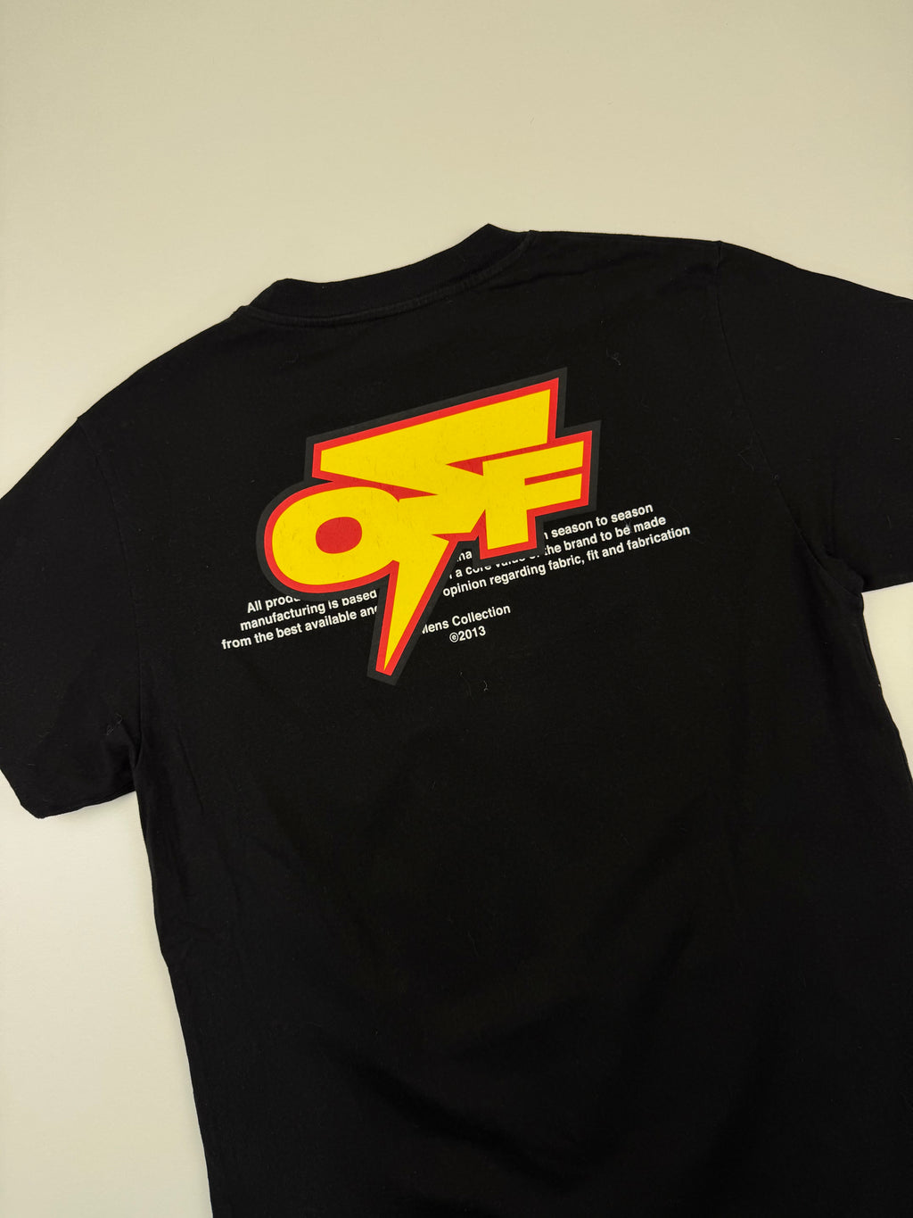 T-shirt Off-White “Thunder” – Taille M – Noir