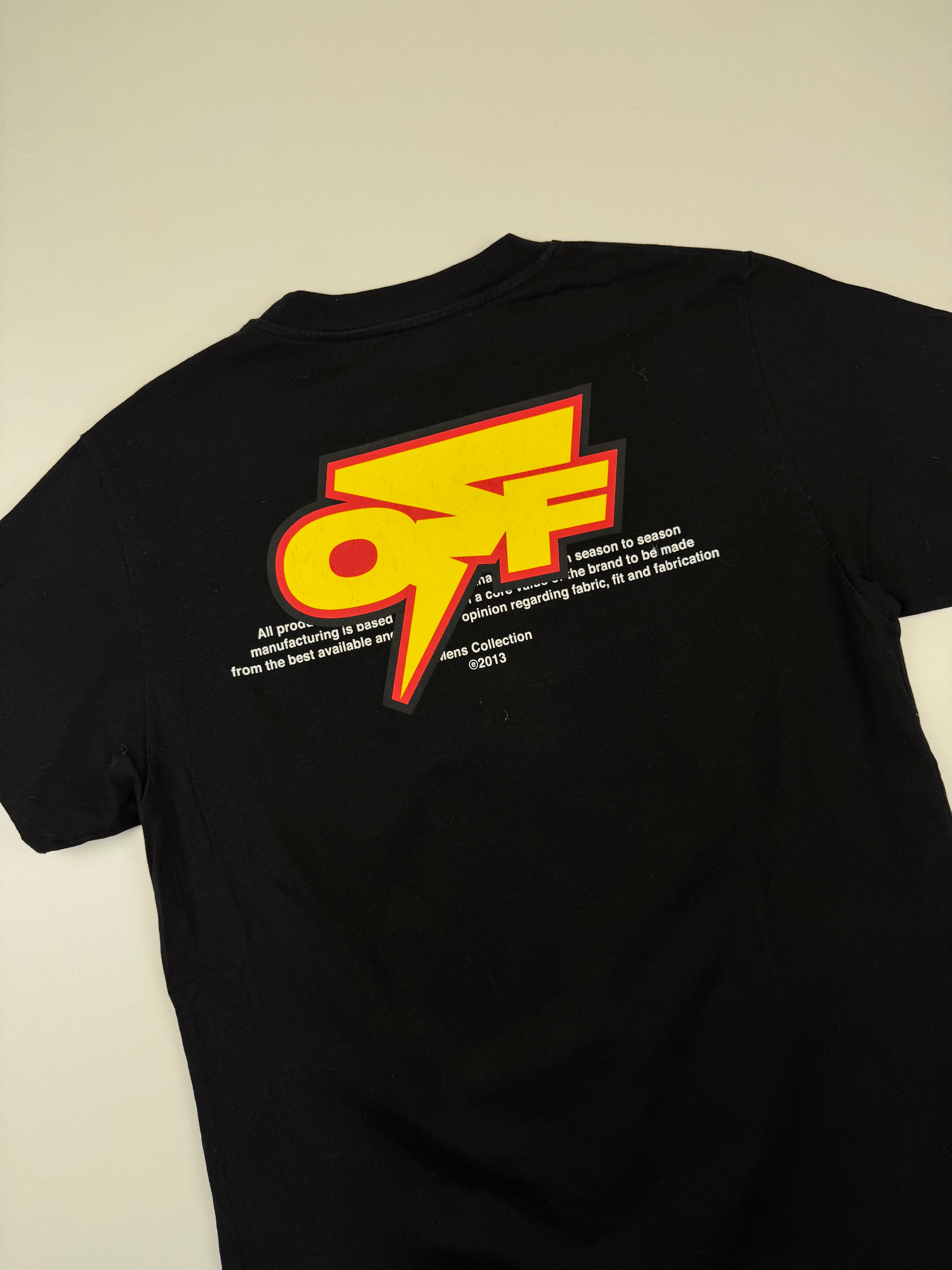 T-shirt Off-White “Thunder” – Taille M – Noir