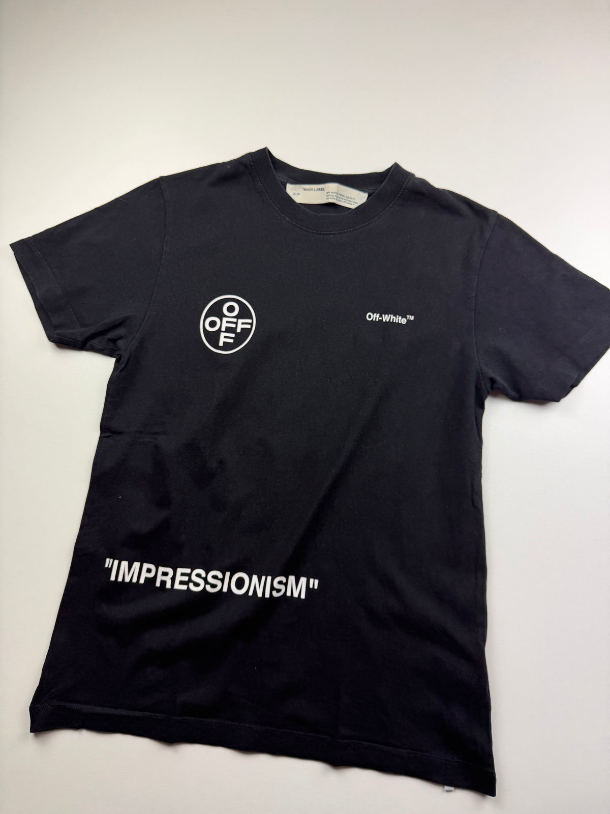 T-Shirt Off-White « Stencil Arrow » Oversized – Taille S – Noir