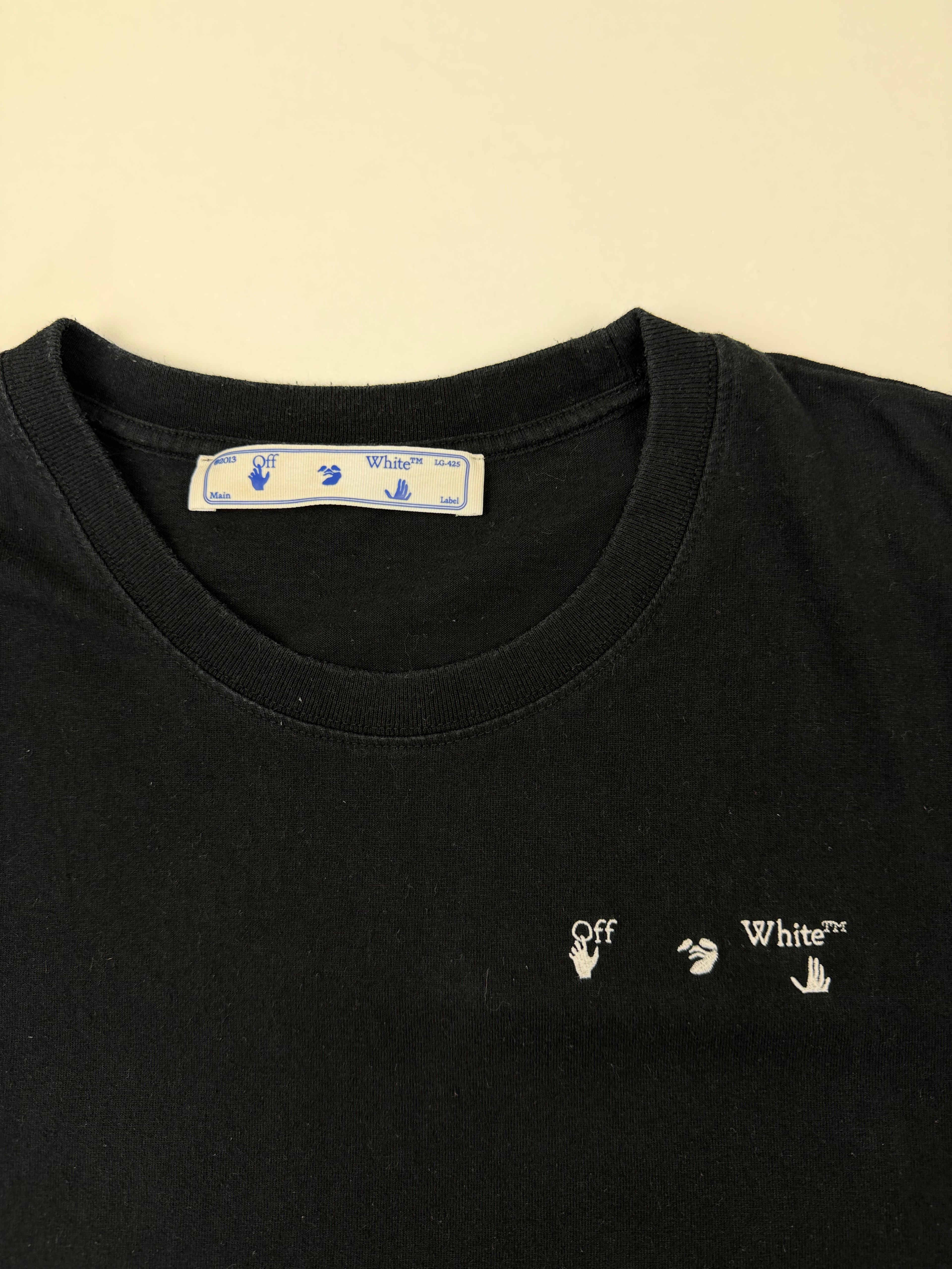 T-shirt Off-White “Liquid Melt Arrows” – Taille L – Noir