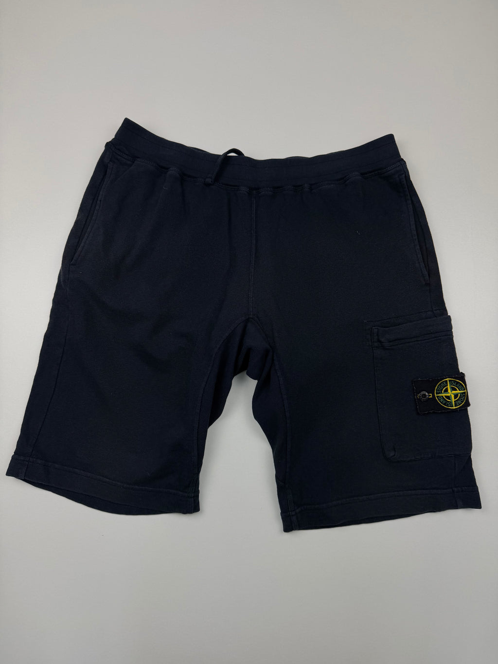 Short Coton Stone Island – Taille L – Bleu Marine