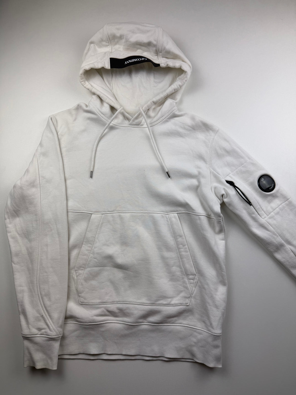 Pull à Capuche C.P. Company – Taille S – Blanc