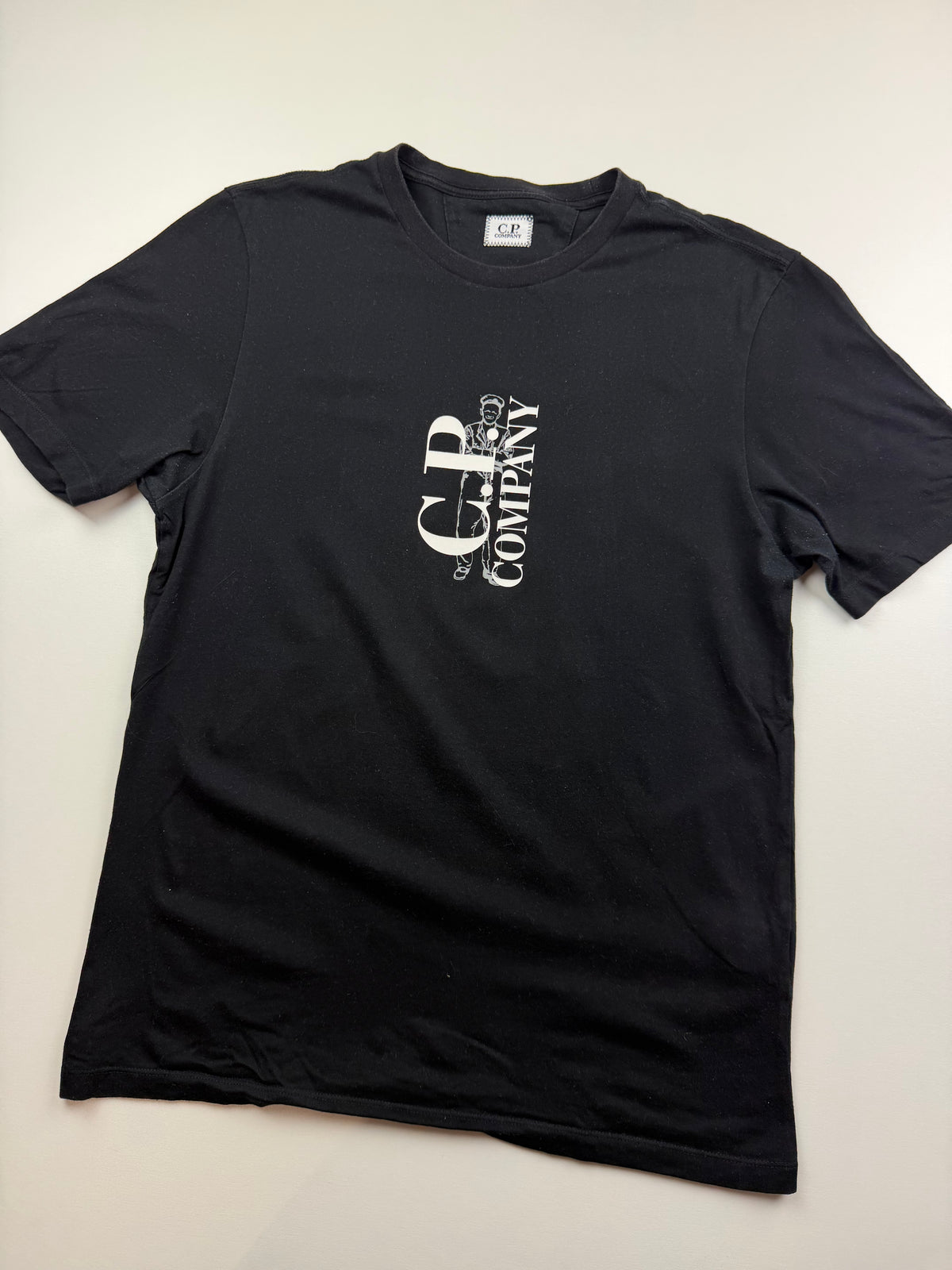 T-Shirt C.P. Company – Taille S – Noir – Motif Avant