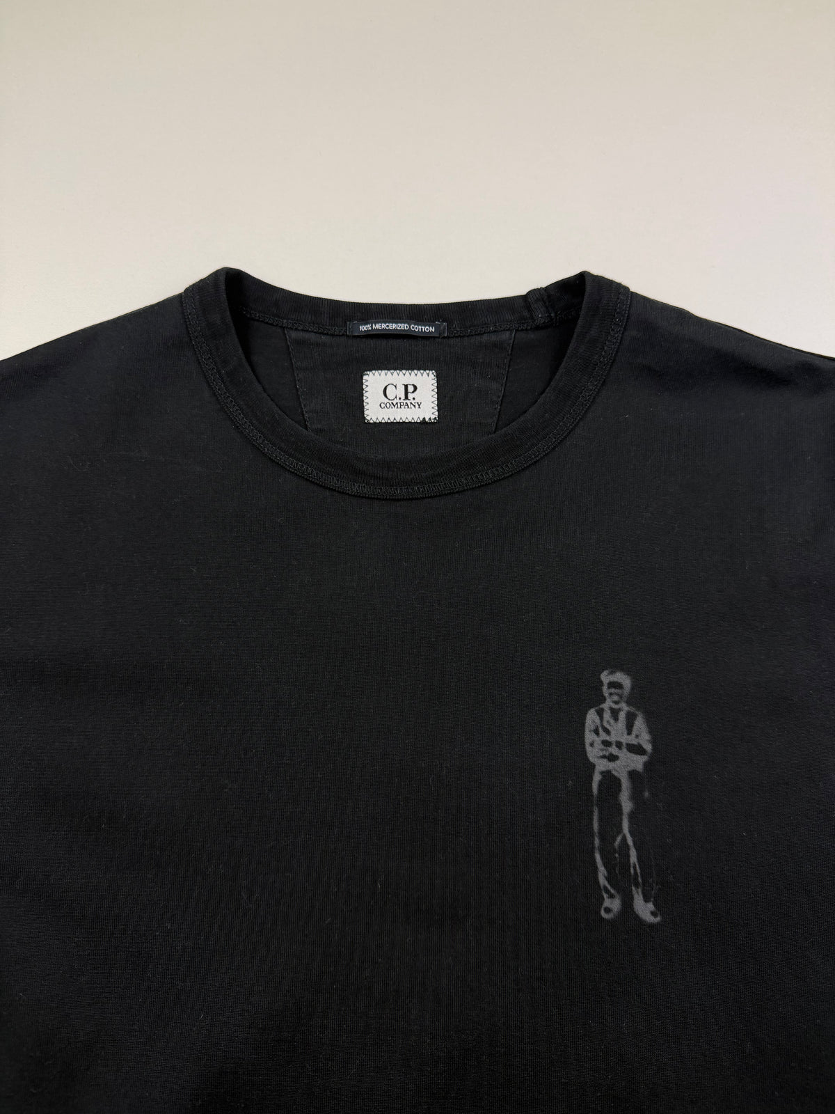 T-Shirt C.P. Company « Mercerized Jersey Logo » – Taille L – Noir