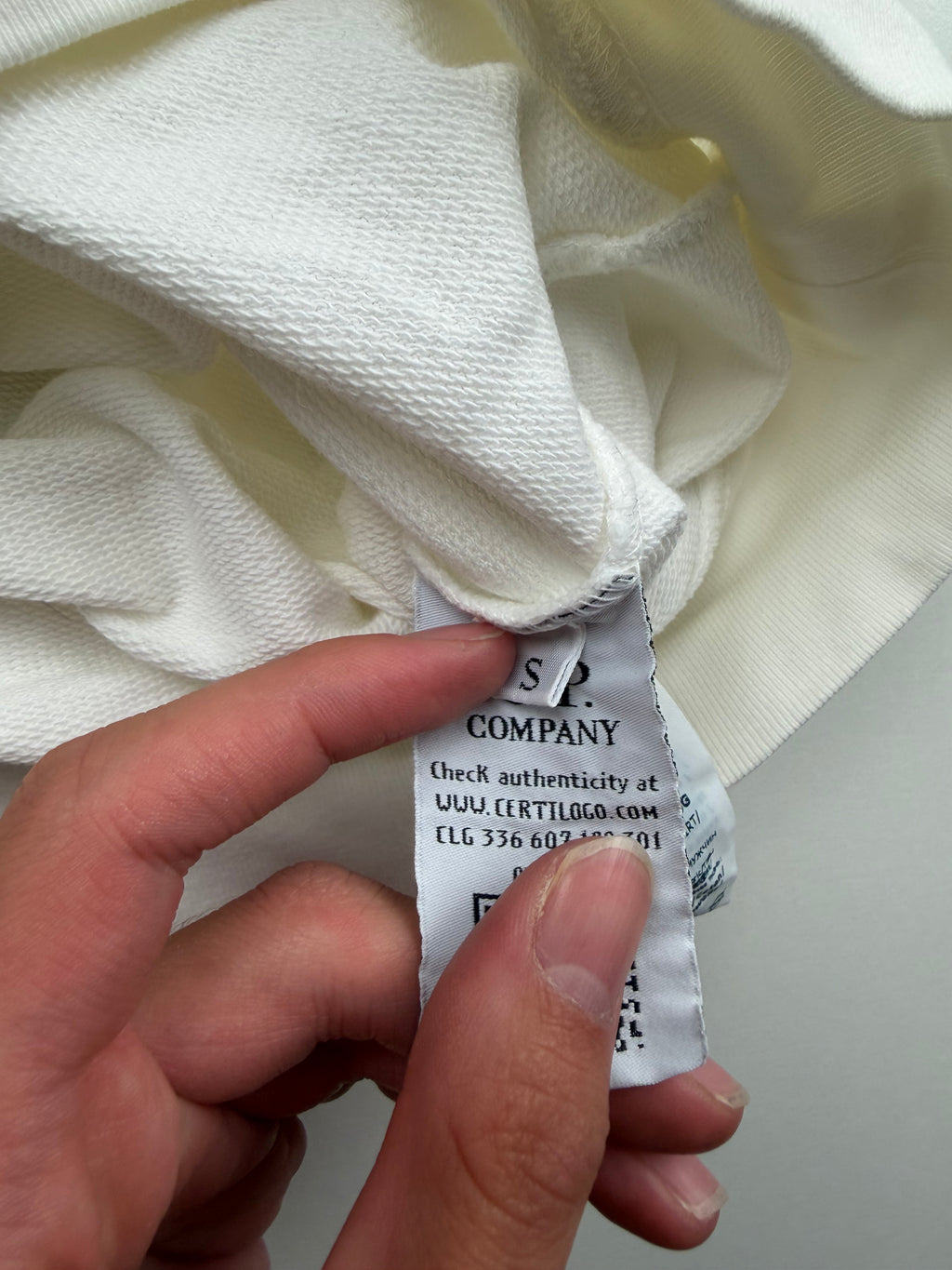 Pull C.P. Company – Taille S – Blanc