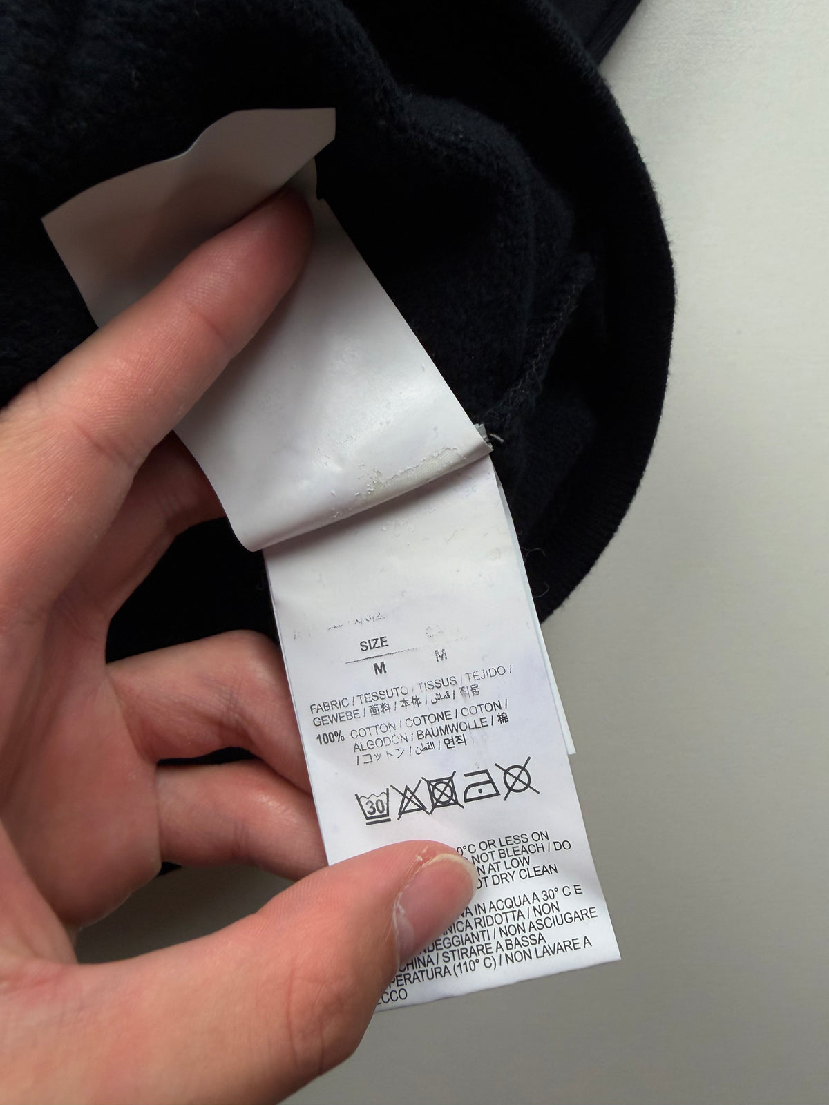 Gilet Zip Off-White « Diag Mariana De Silva » – Taille M – Noir