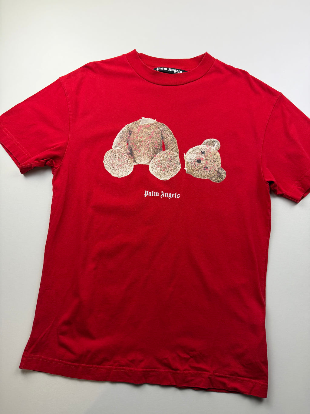 T-Shirt Palm Angels «Teddy Bear» – Taille M – Rouge