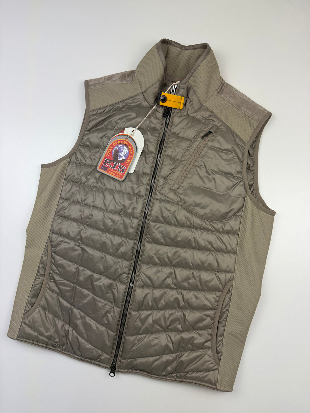 Veste sans manche Parajumpers “Zavier Hybrid Warm Up” – Taille M – Coloris Atmosphère – Neuve avec étiquette