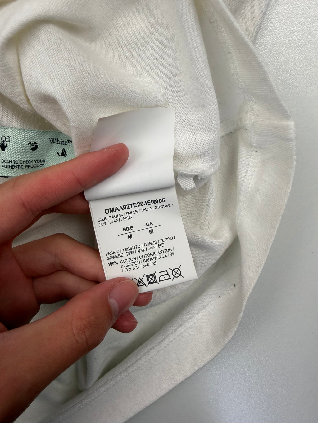 T-shirt Off-White “Marker Arrow” – Taille M – Blanc