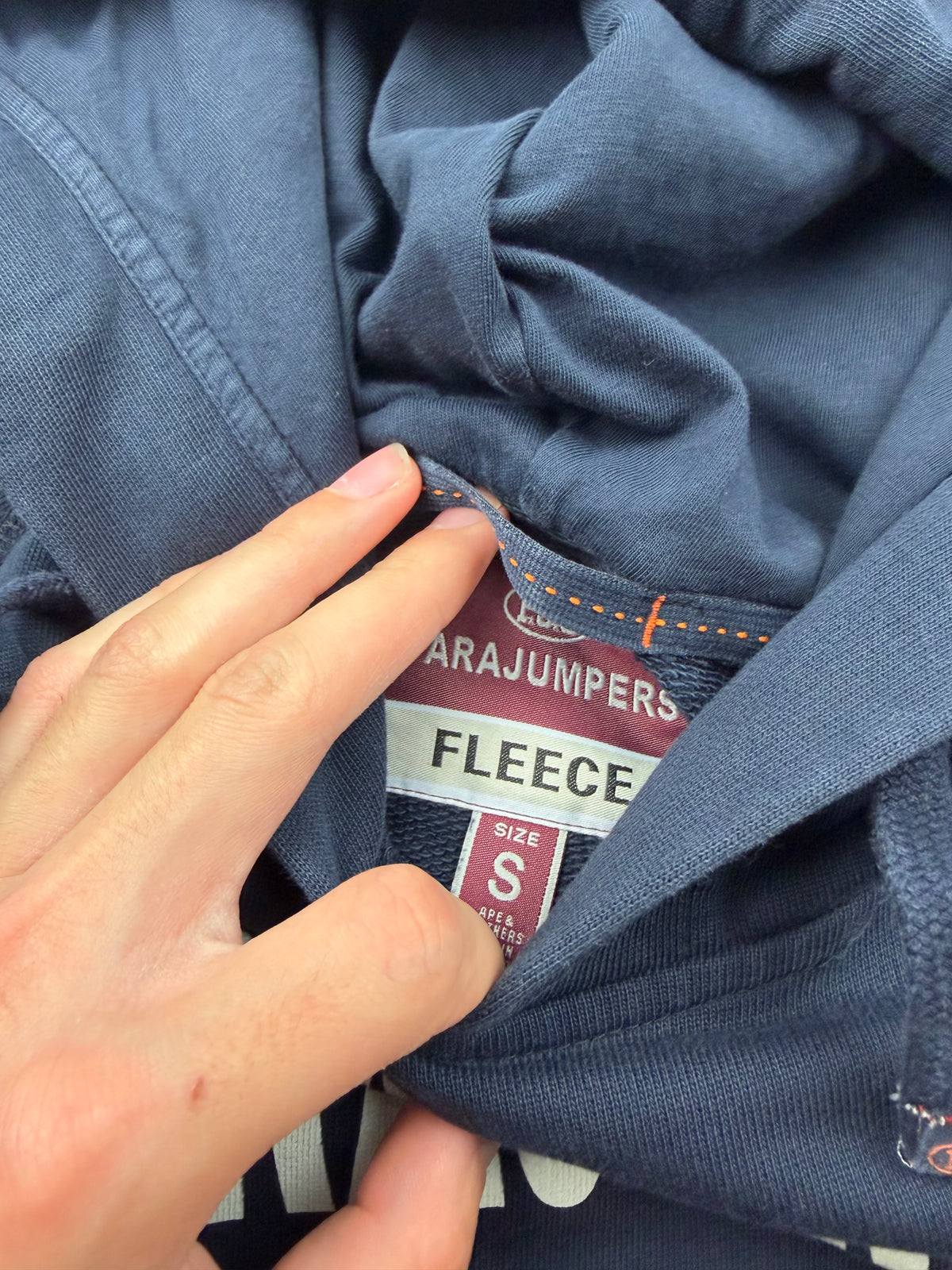 Pull à Capuche Parajumpers – Taille S – Bleu Marine