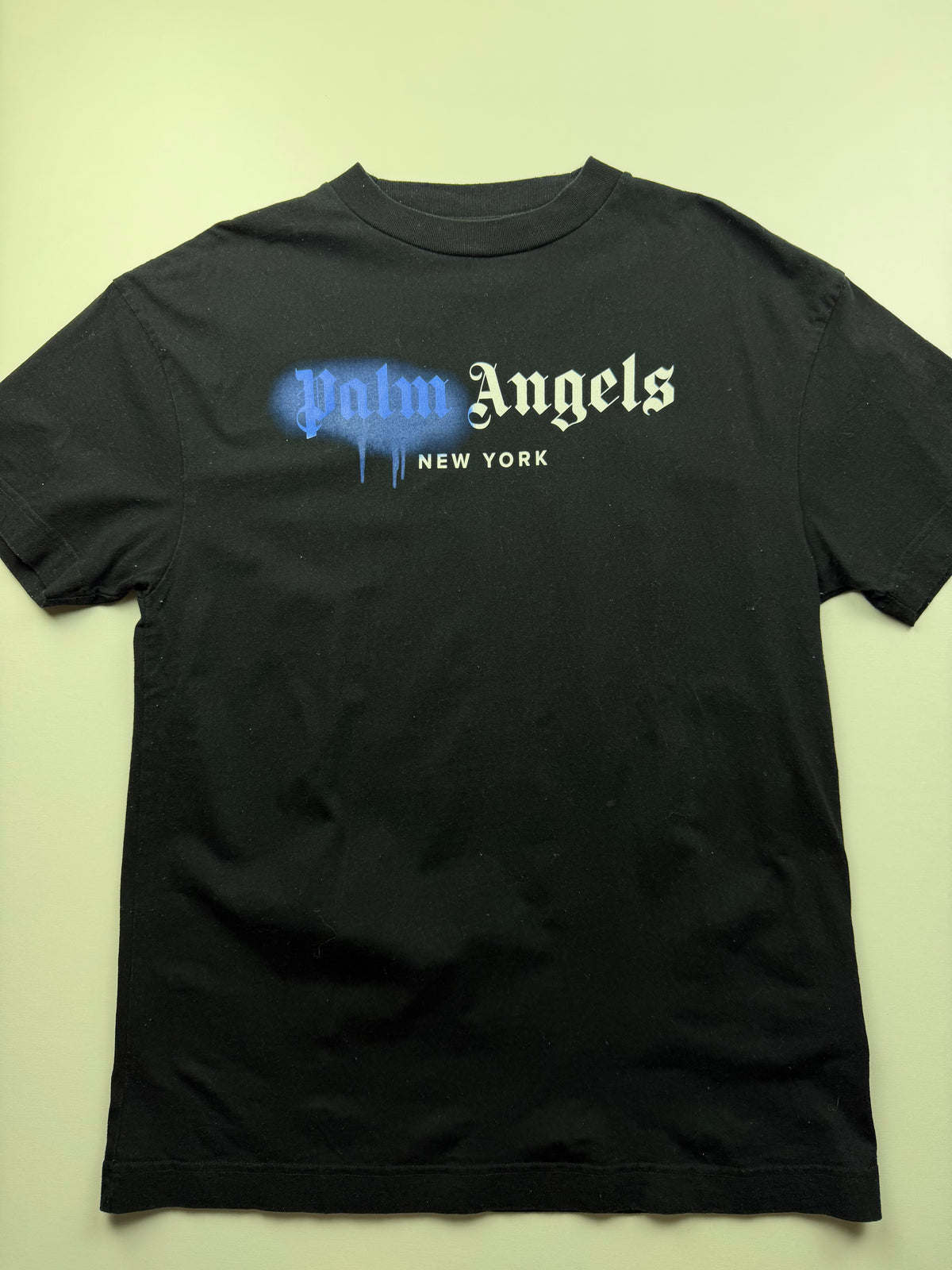 T-Shirt Palm Angels « Tag New York » – Taille M – Noir