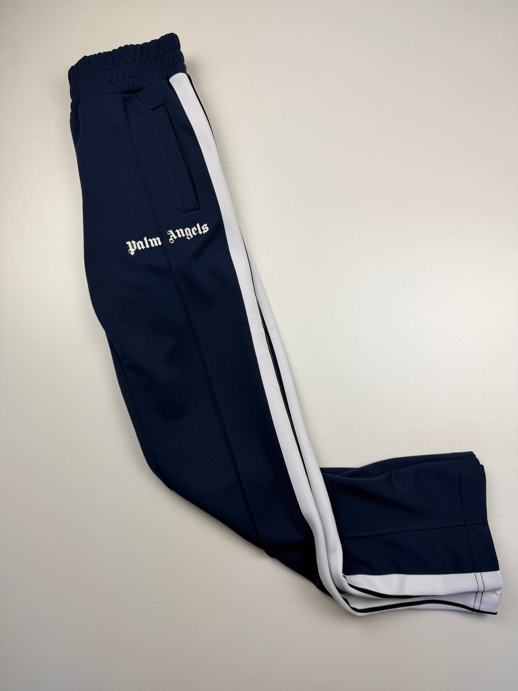 Jogging Palm Angels – Taille XS – Bleu Marine avec Bandes Blanches