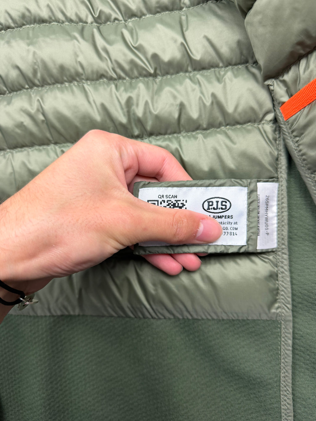 Veste Parajumpers “Jayden Warm Up” – Taille XL – Vert/Kaki – Neuve